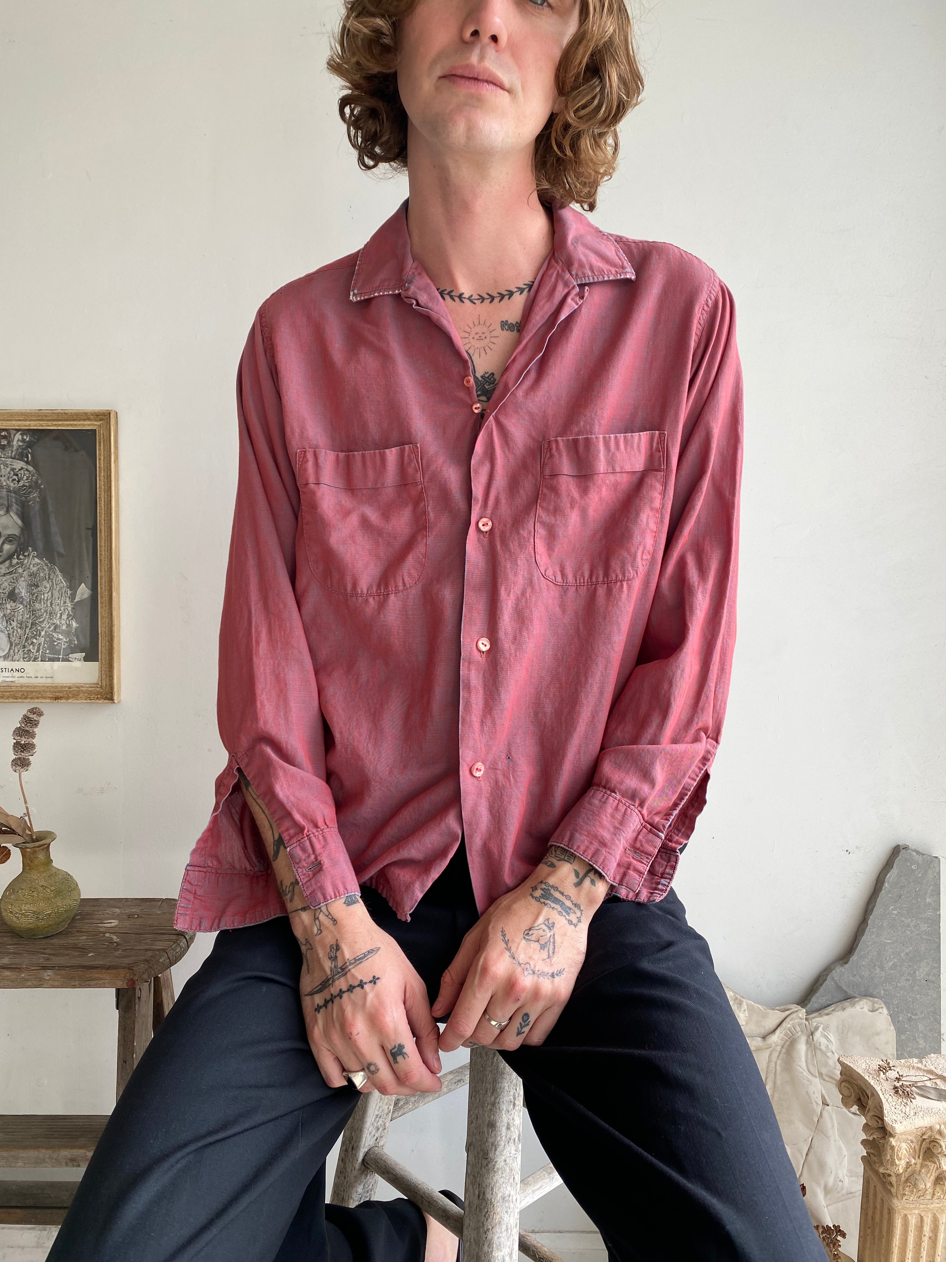 1960s Well-Worn PJ Shirt (S/M)