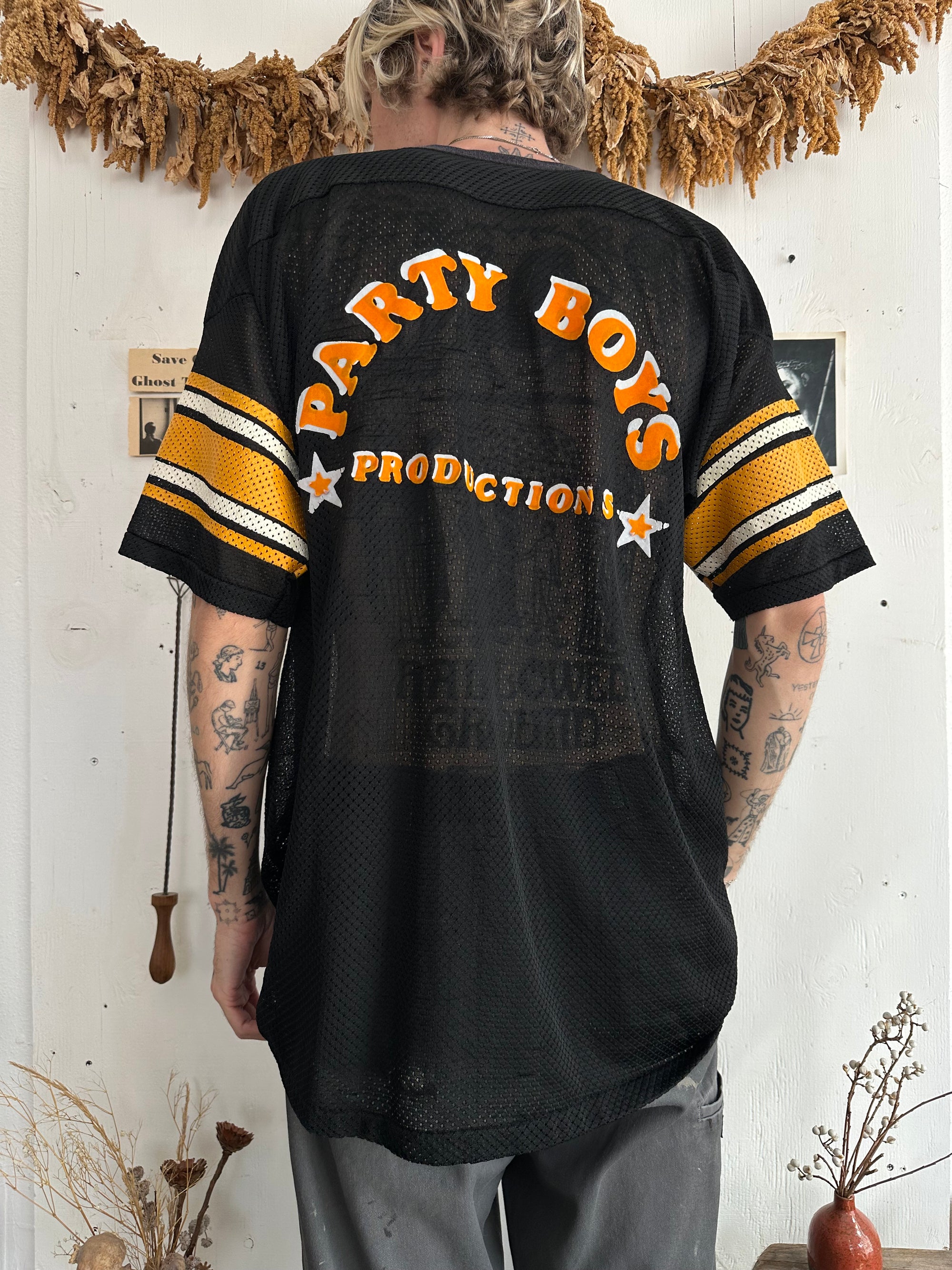 1980s Party Boy Number 77 Mesh Jersey