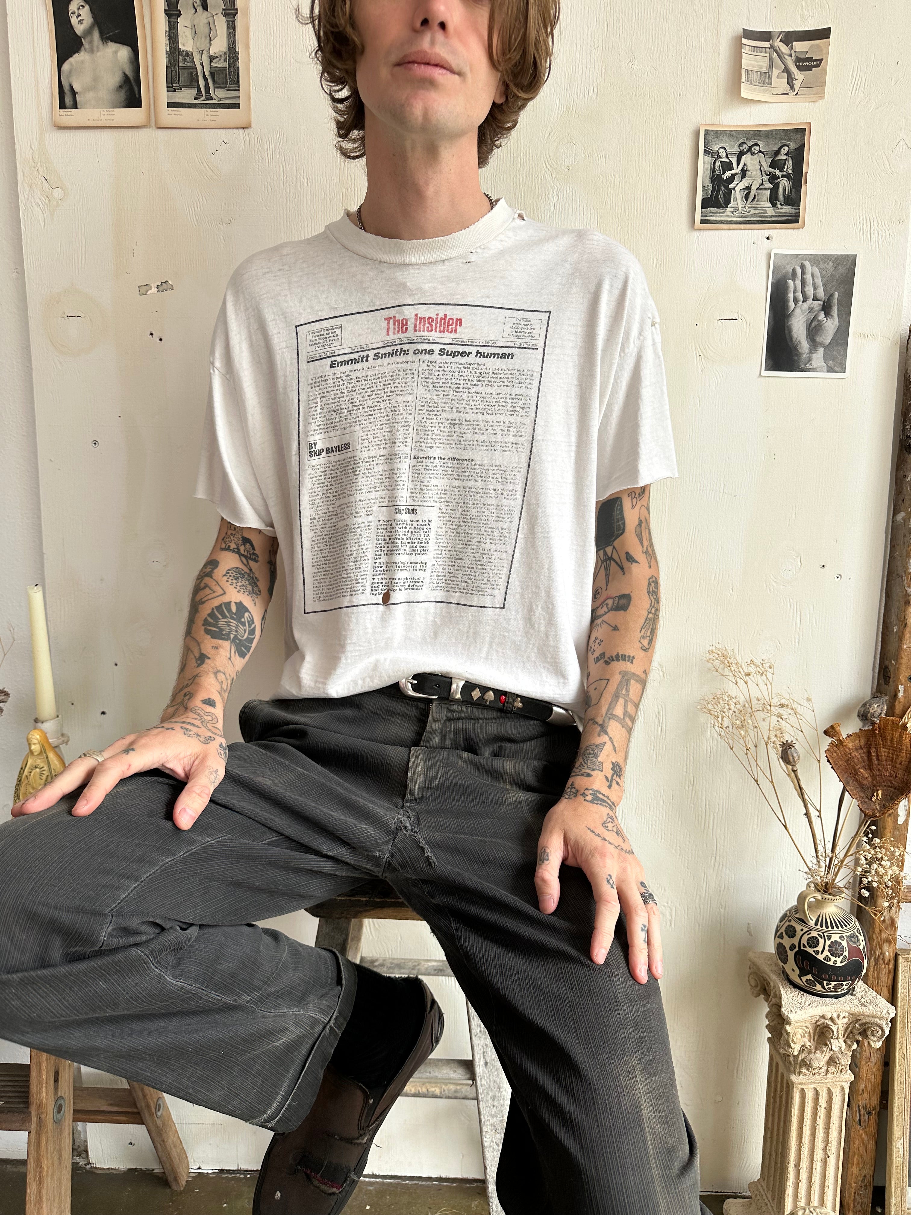 1994 Paper Thin Insider Newspaper Tee (Boxy L)