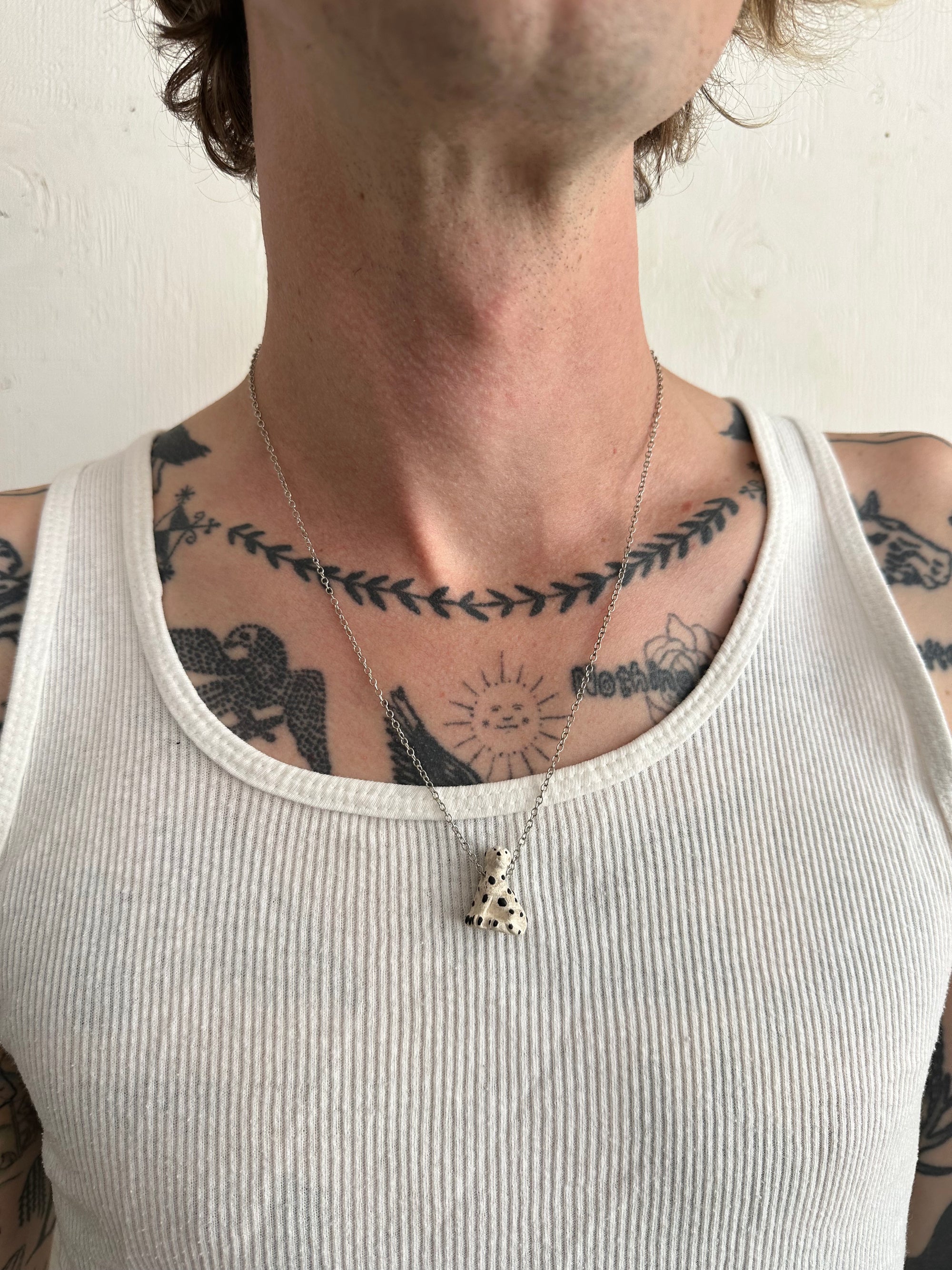 Vintage Dalmatian Necklace