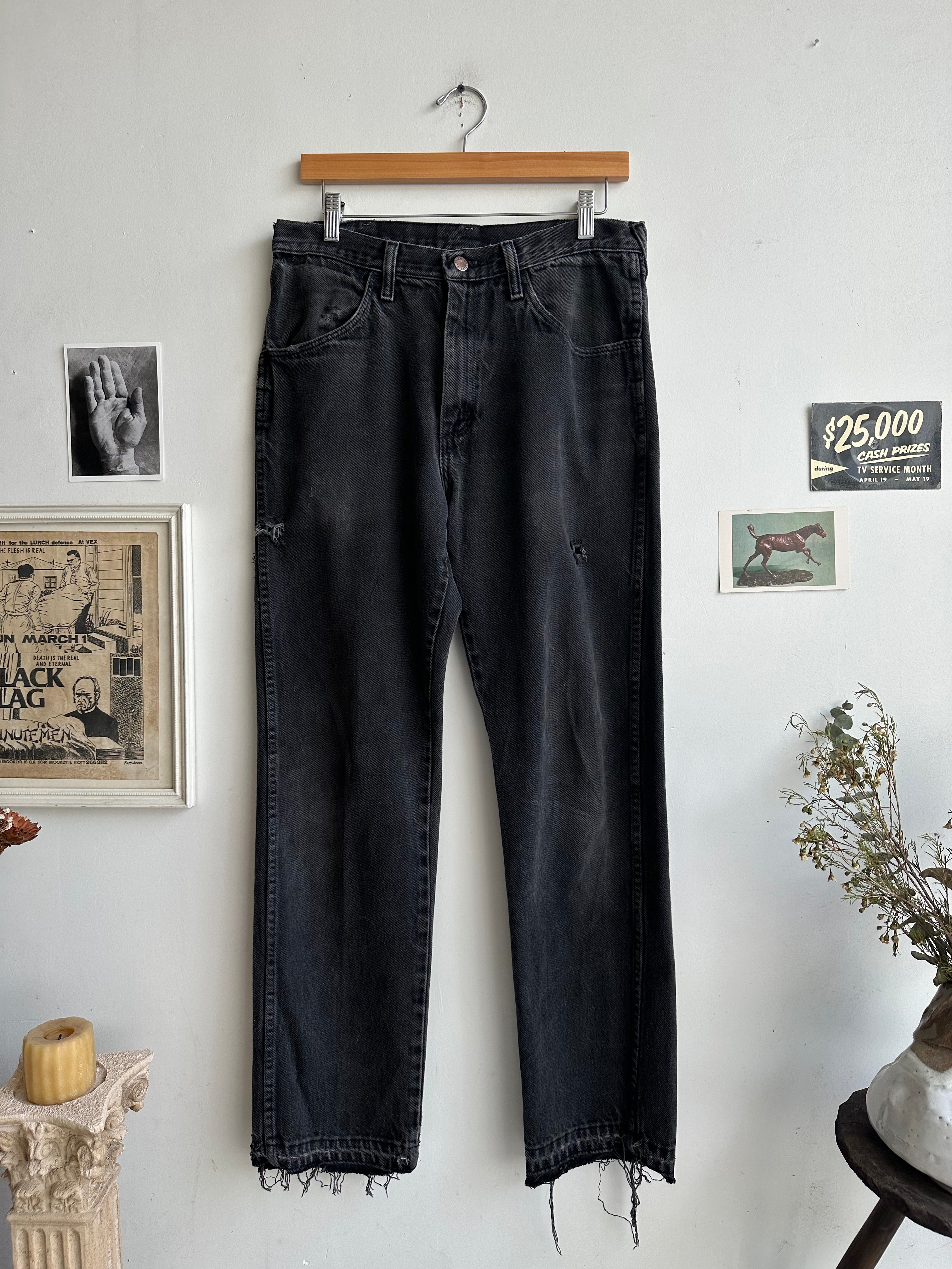 1980s Released Hem Rustler Jeans (32 x 30)