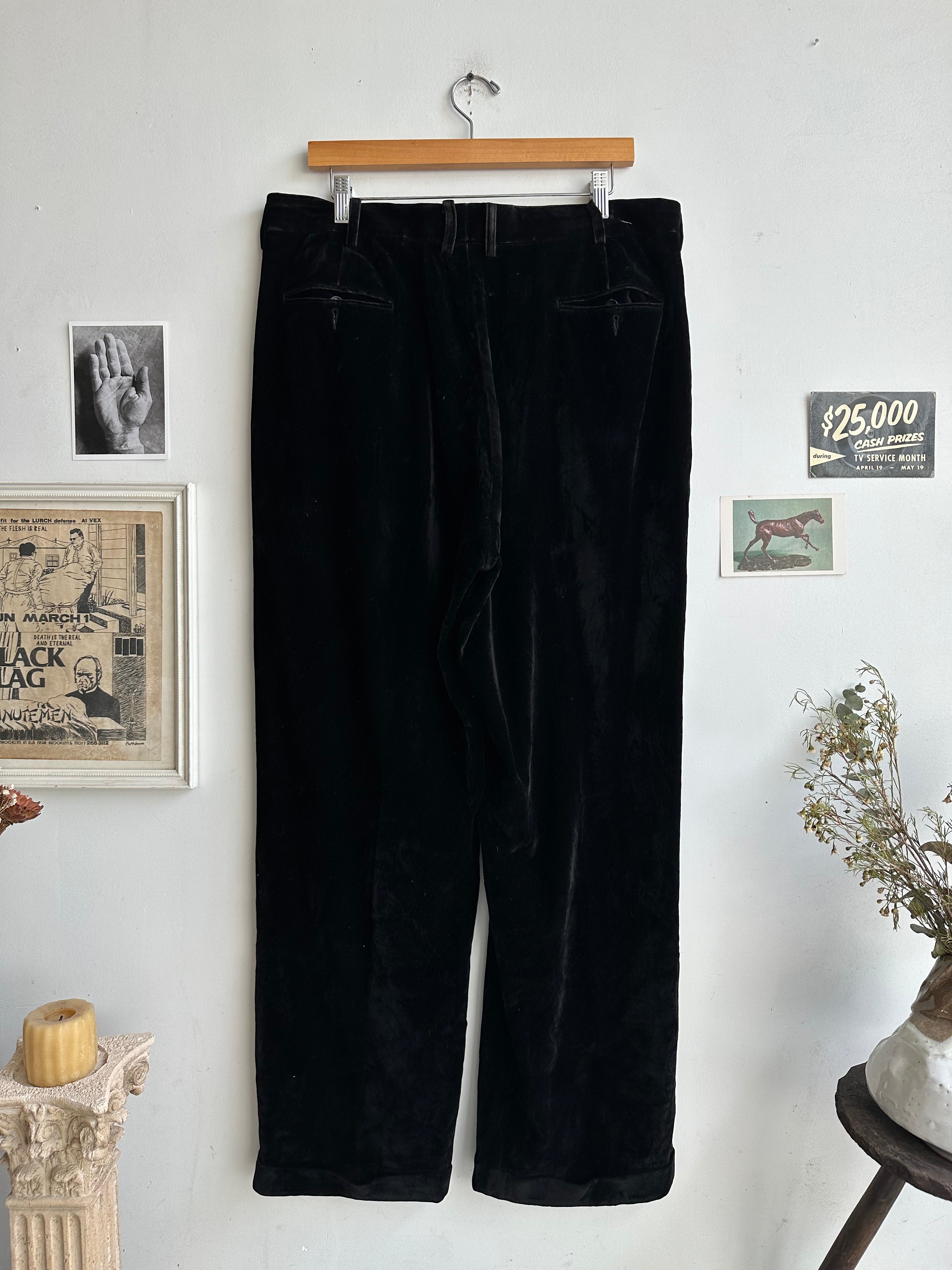 1980s Velvet Trousers (36 x 33)