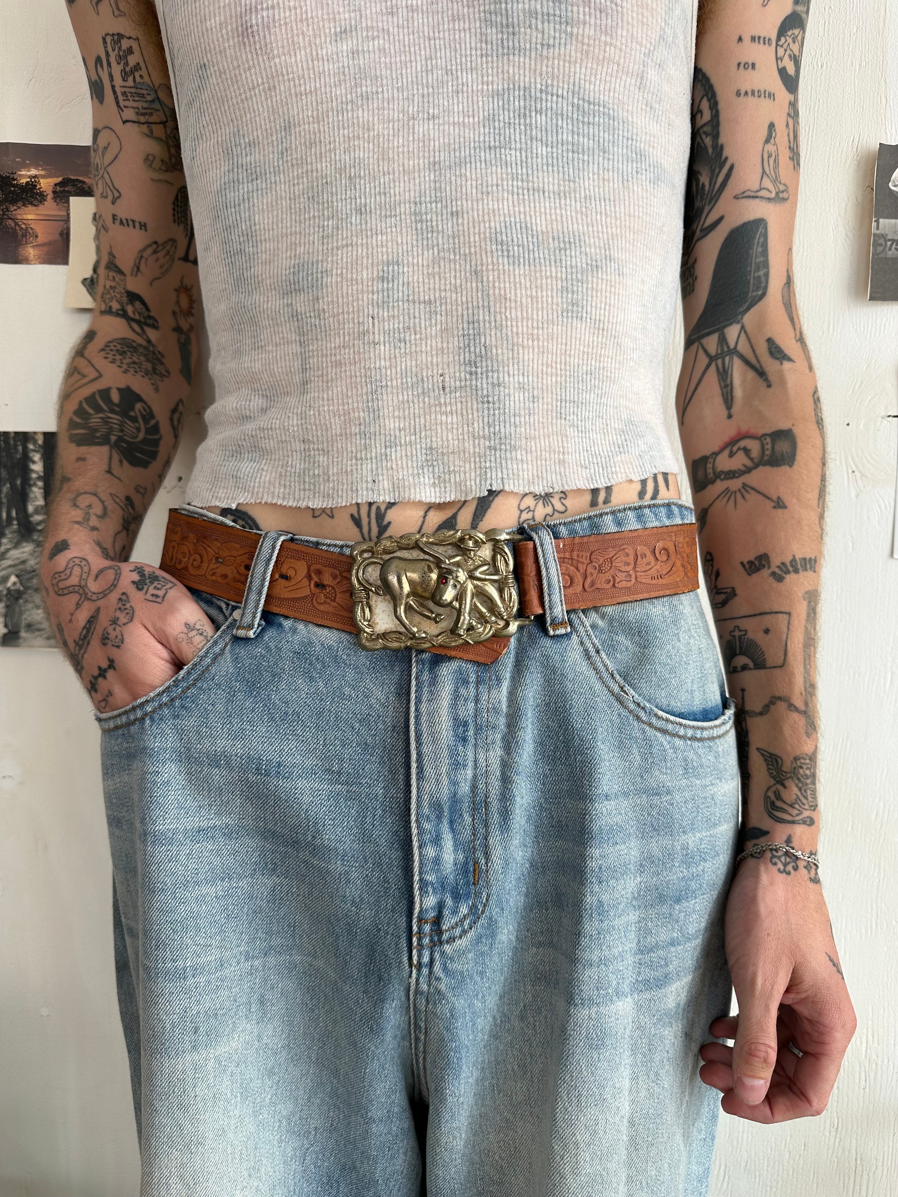 Gold Bull Western Belt (28" - 31")