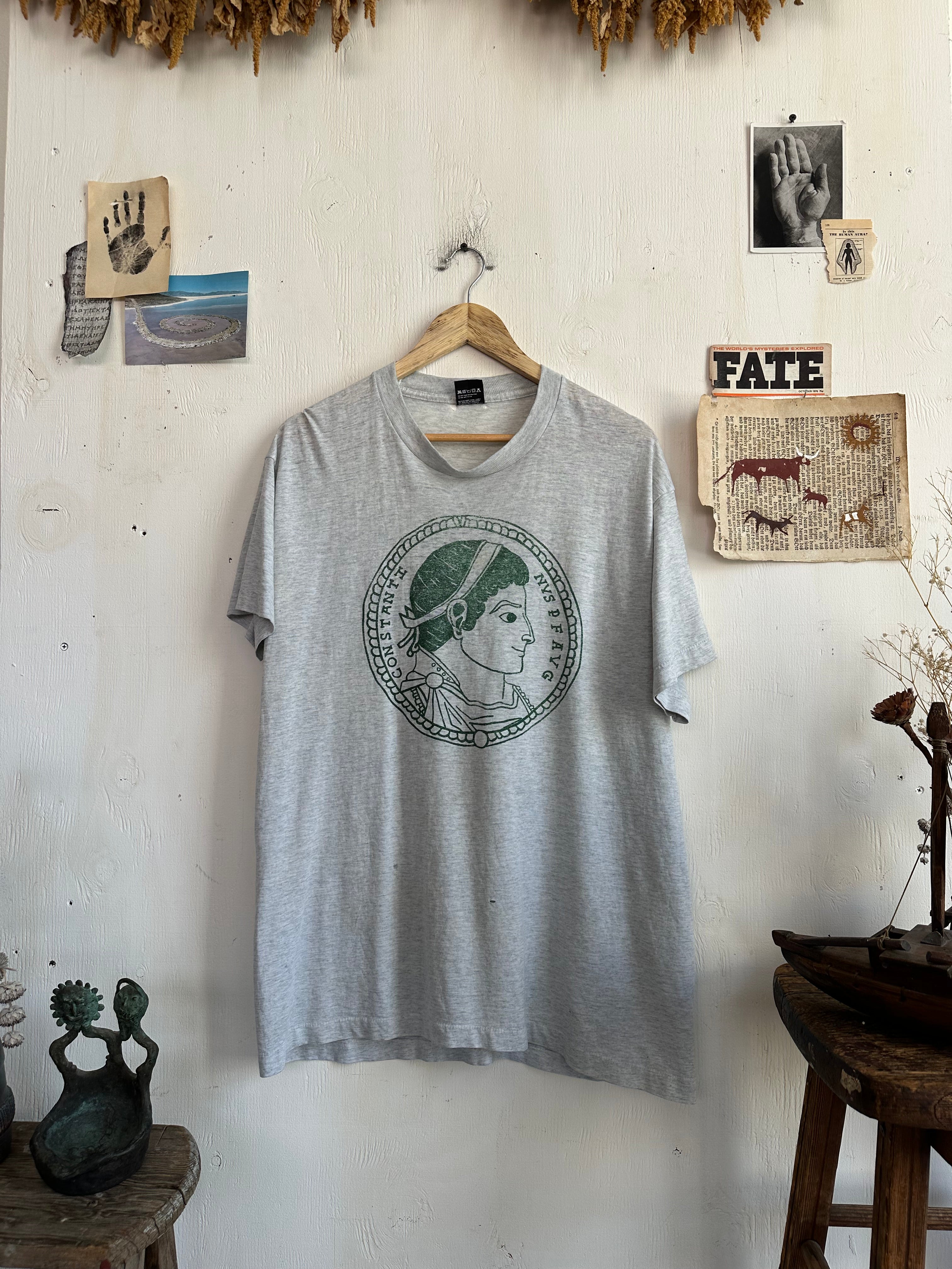 1980s Paper Thin Roman Coin T-Shirt (XL)