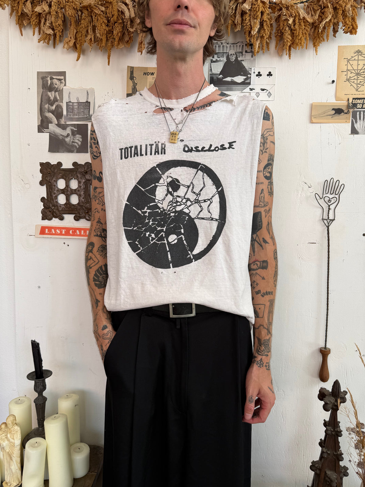 1990s Thrashed Totalitar Disclose Split Muscle tee