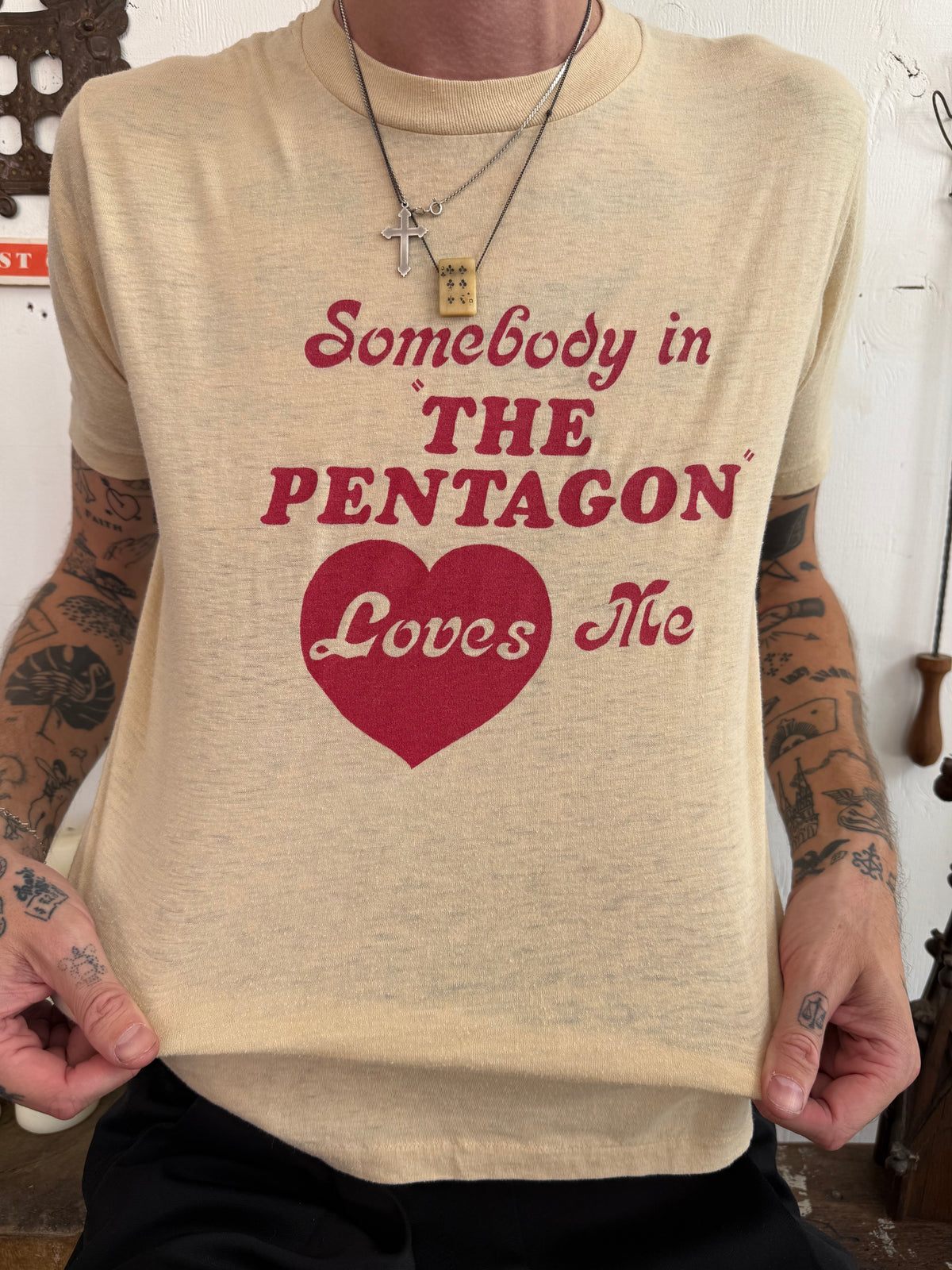 1980s “Somebody in The Pentagon Loves Me” Tee