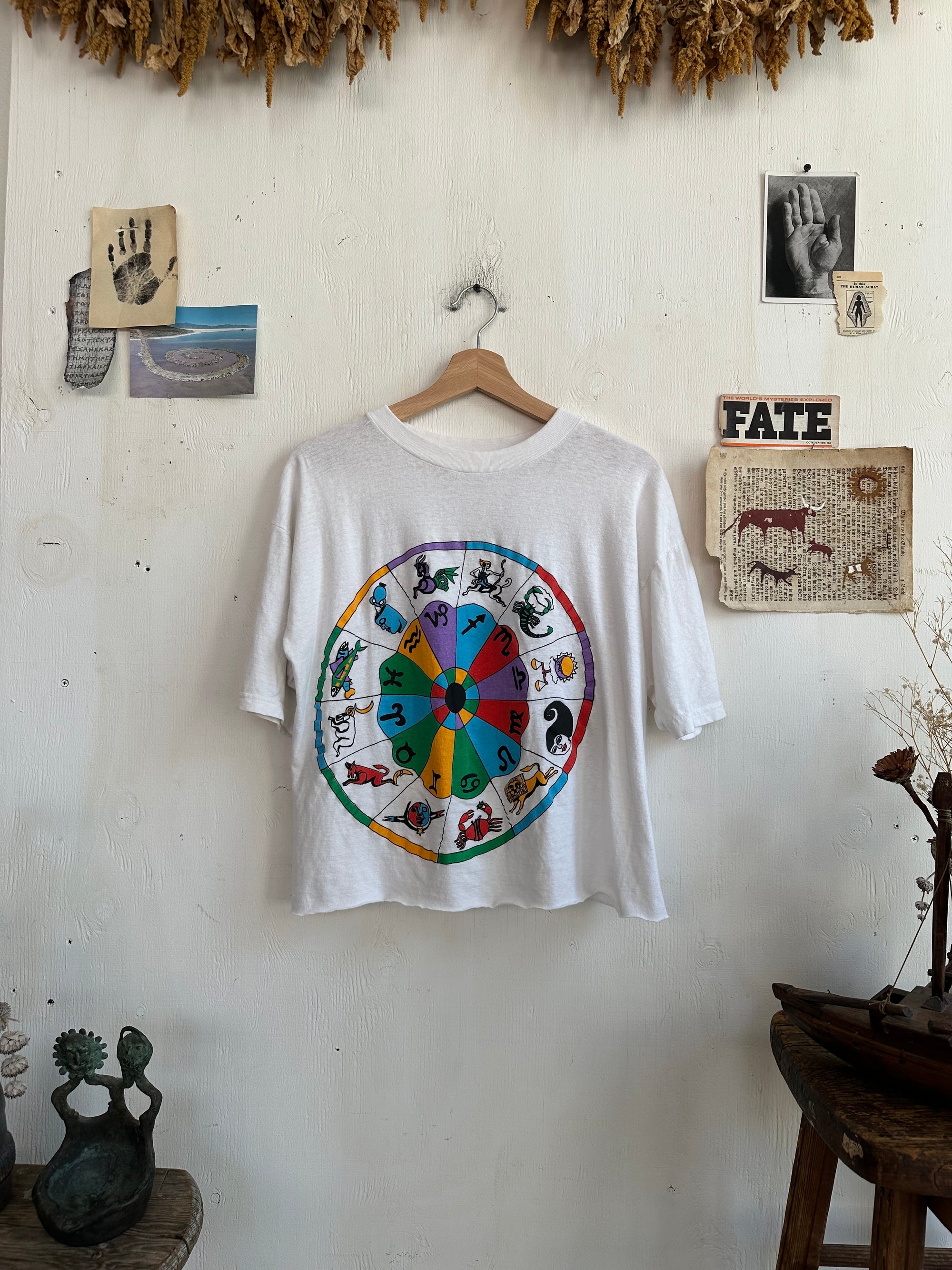 1990s Horoscope Tee (Cropped M)