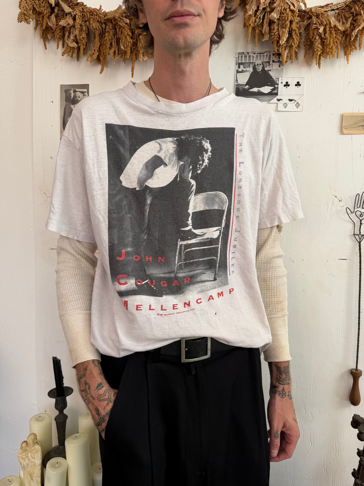 1987 Paper Thin John Mellencamp Tee