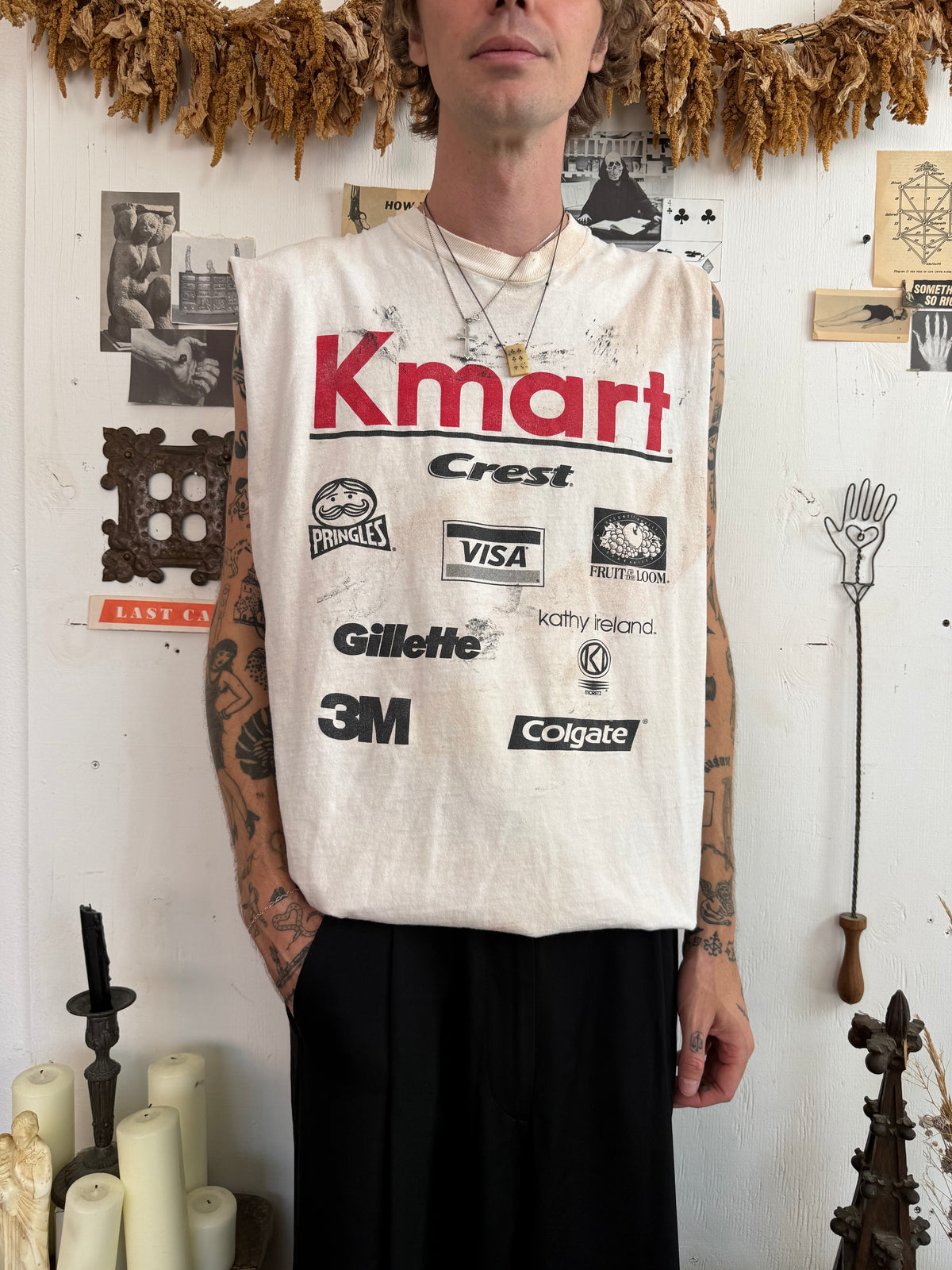 1990s Thrashed Kids Race Against Drugs Muscle Tee