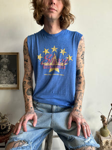1980s Thrashed Shoot for the Stars Muscle Tee (M/L)