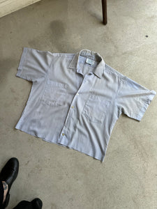 1970s Well-Worn Cropped Mechanic Shirt (Cropped L)