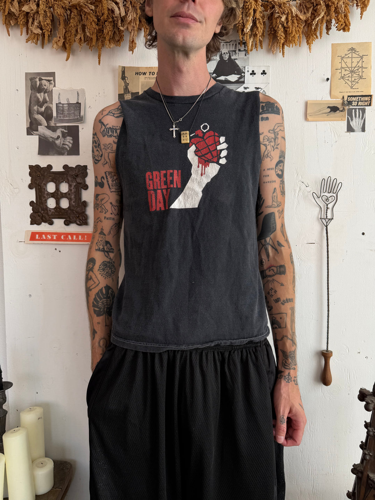 2005 Green Day American Idiot Tour Muscle Tee