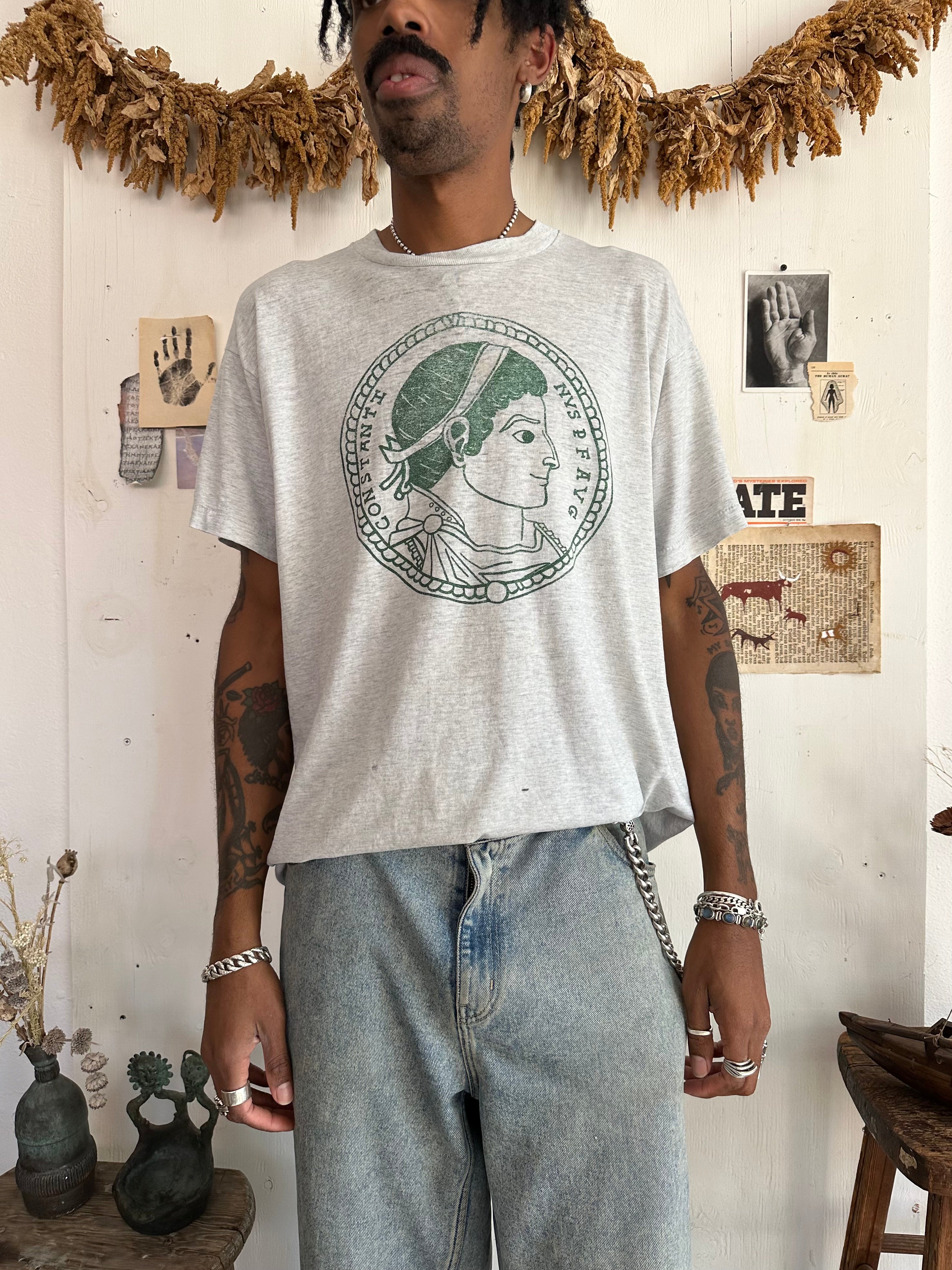 1980s Paper Thin Roman Coin T-Shirt (XL)