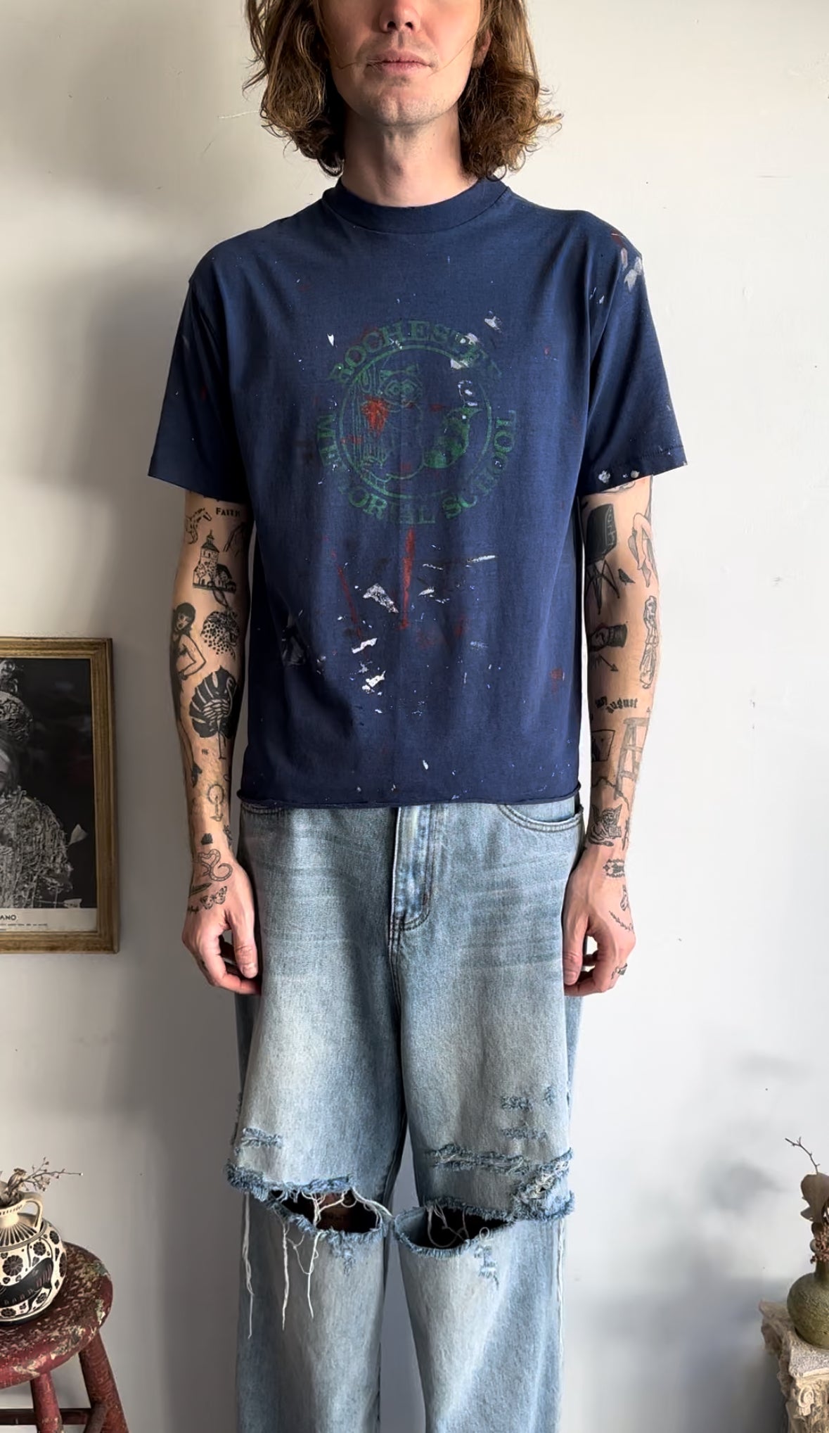 1980s Thrashed Memorial School Tee (M)