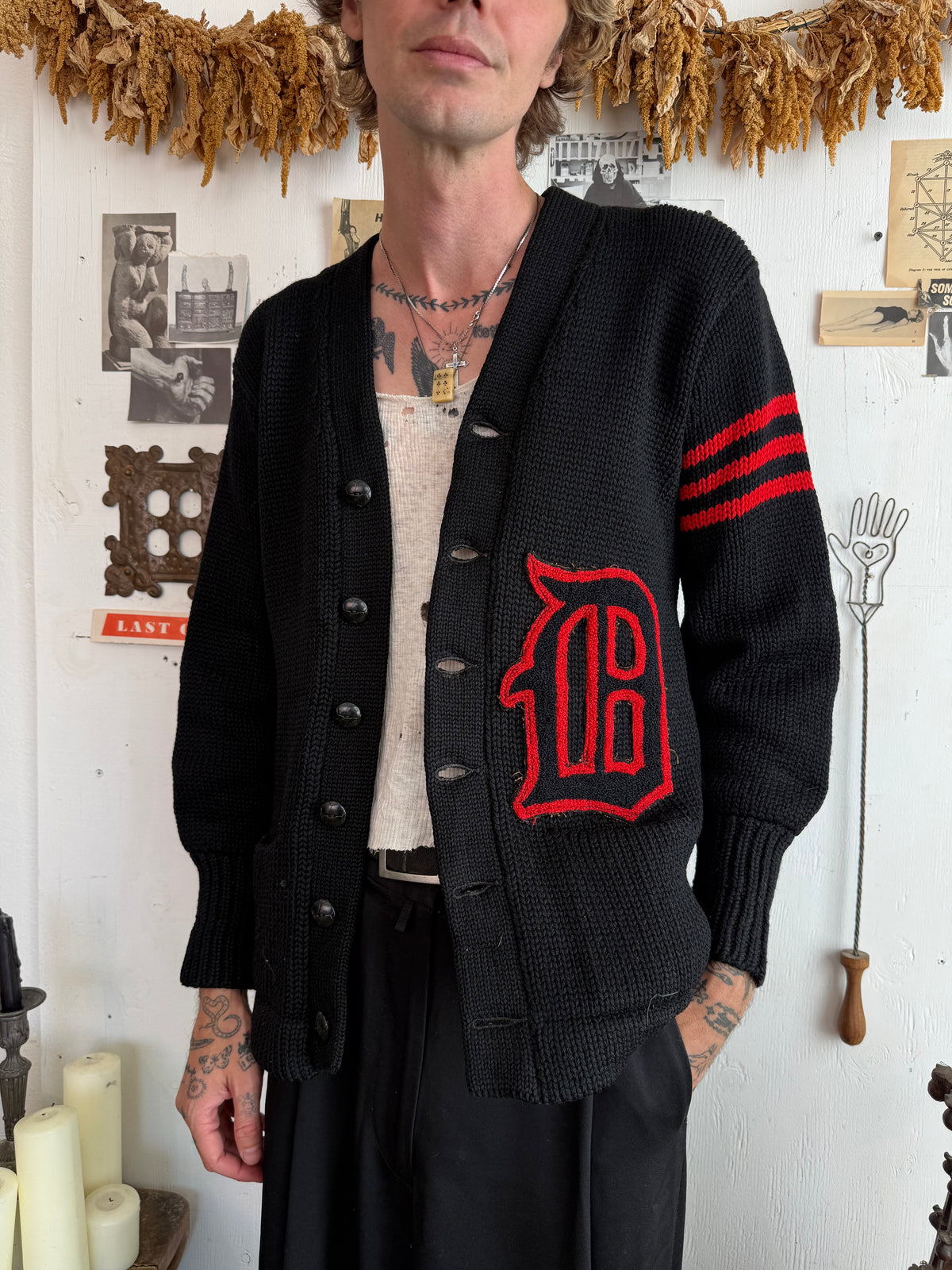 1960s Chunk Knits School Cardigan