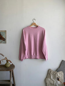 1980s Faded Pink Sweatshirt (Boxy S/M)