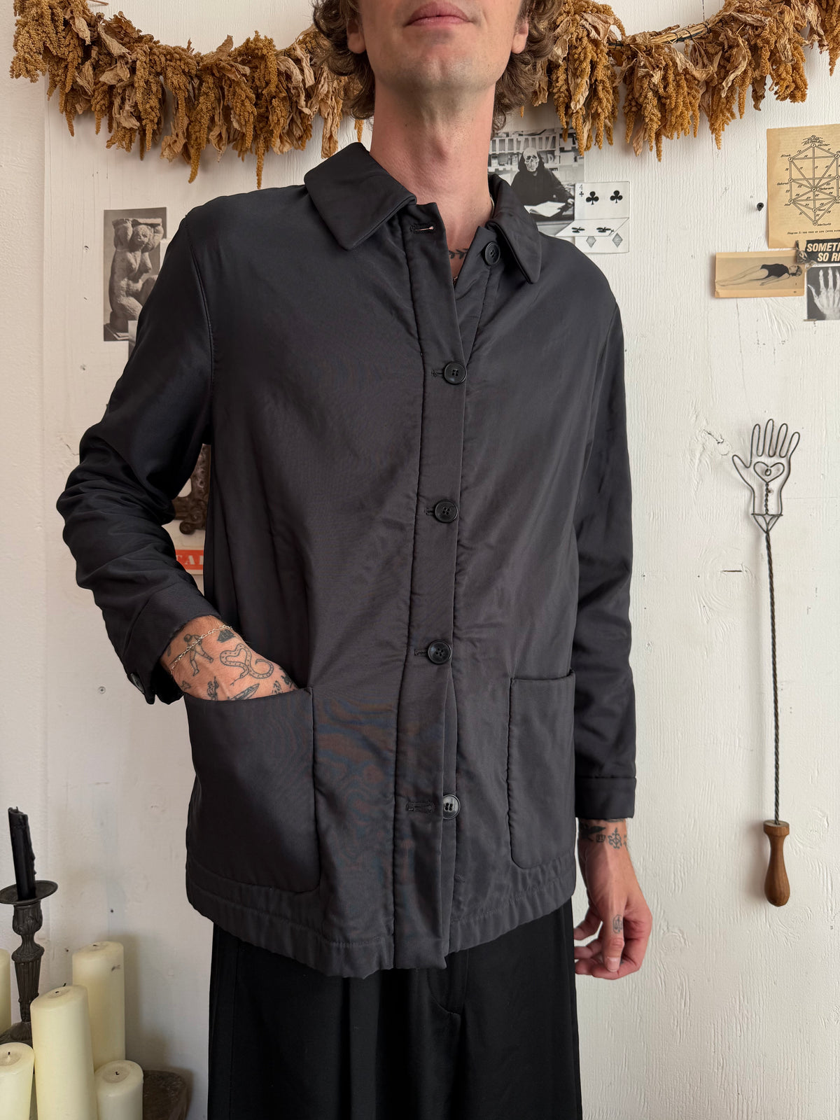 1980s Georgio Armani Black Label Jacket