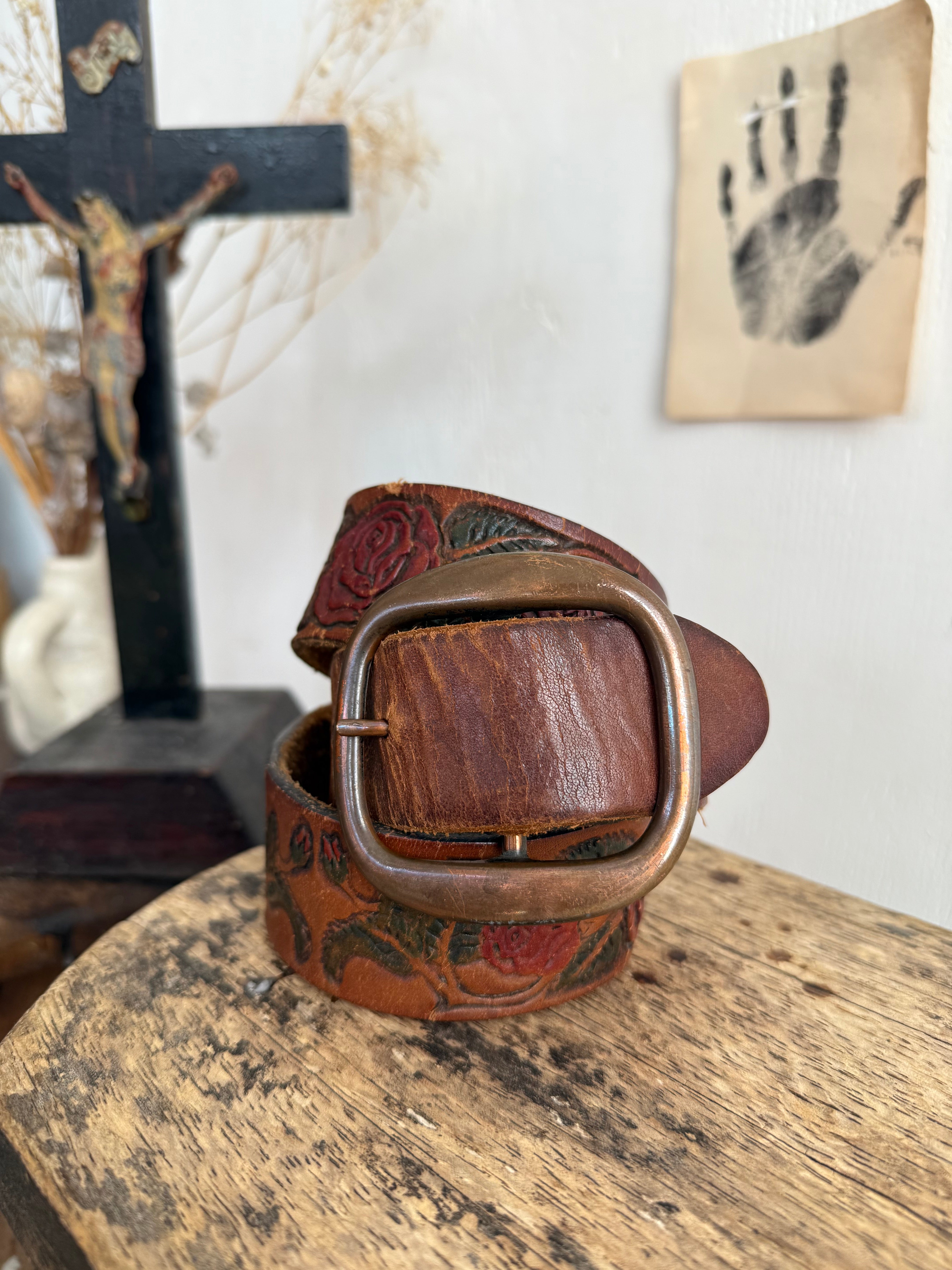 1970s Rose Belt (30”)