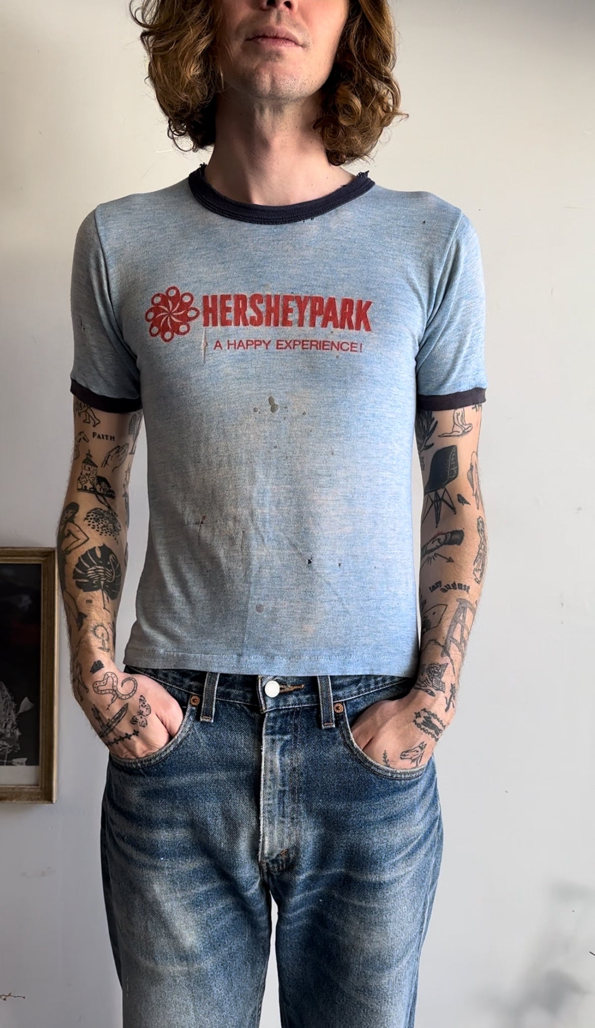 1970s Thrashed Hersey Park T-Shirt (S/M)