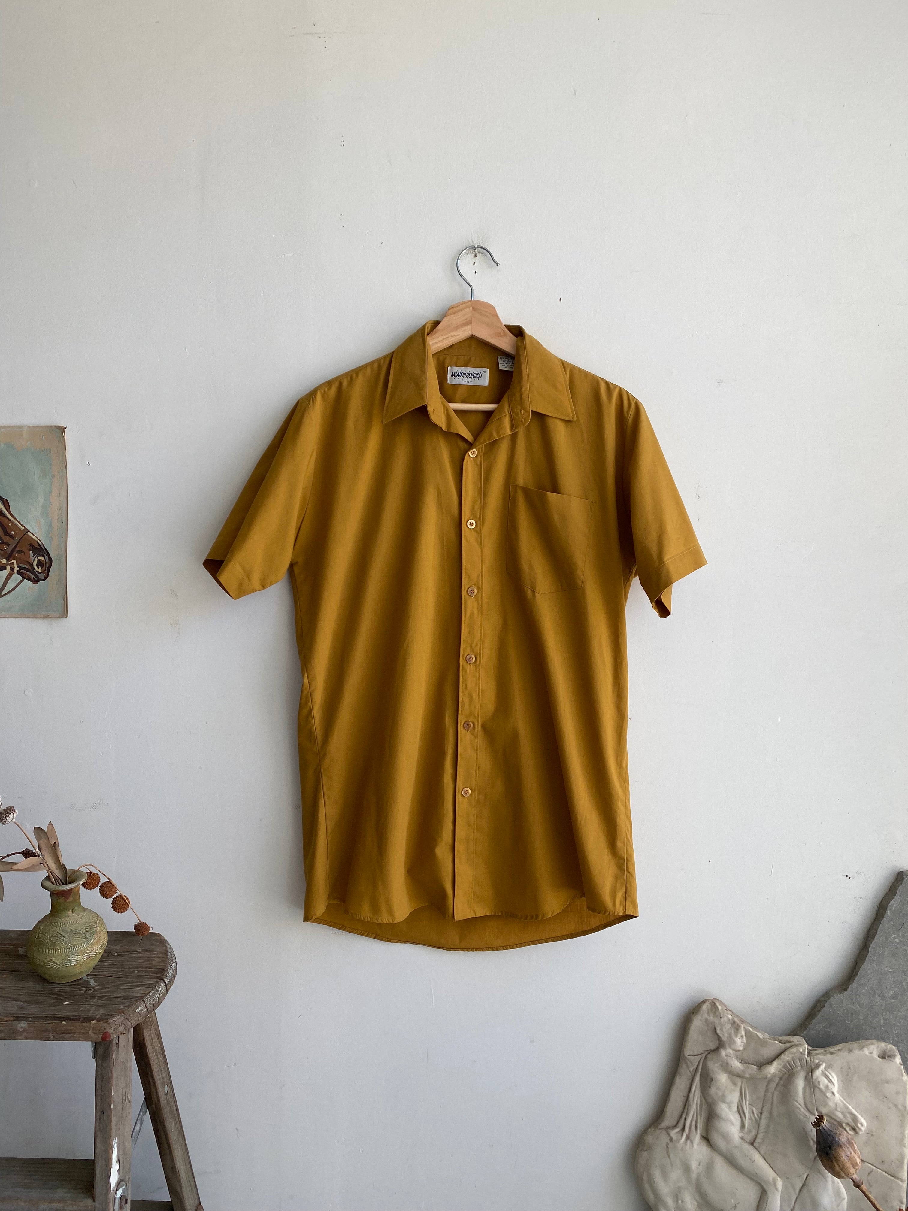1960s Mustard Button-Up (L)