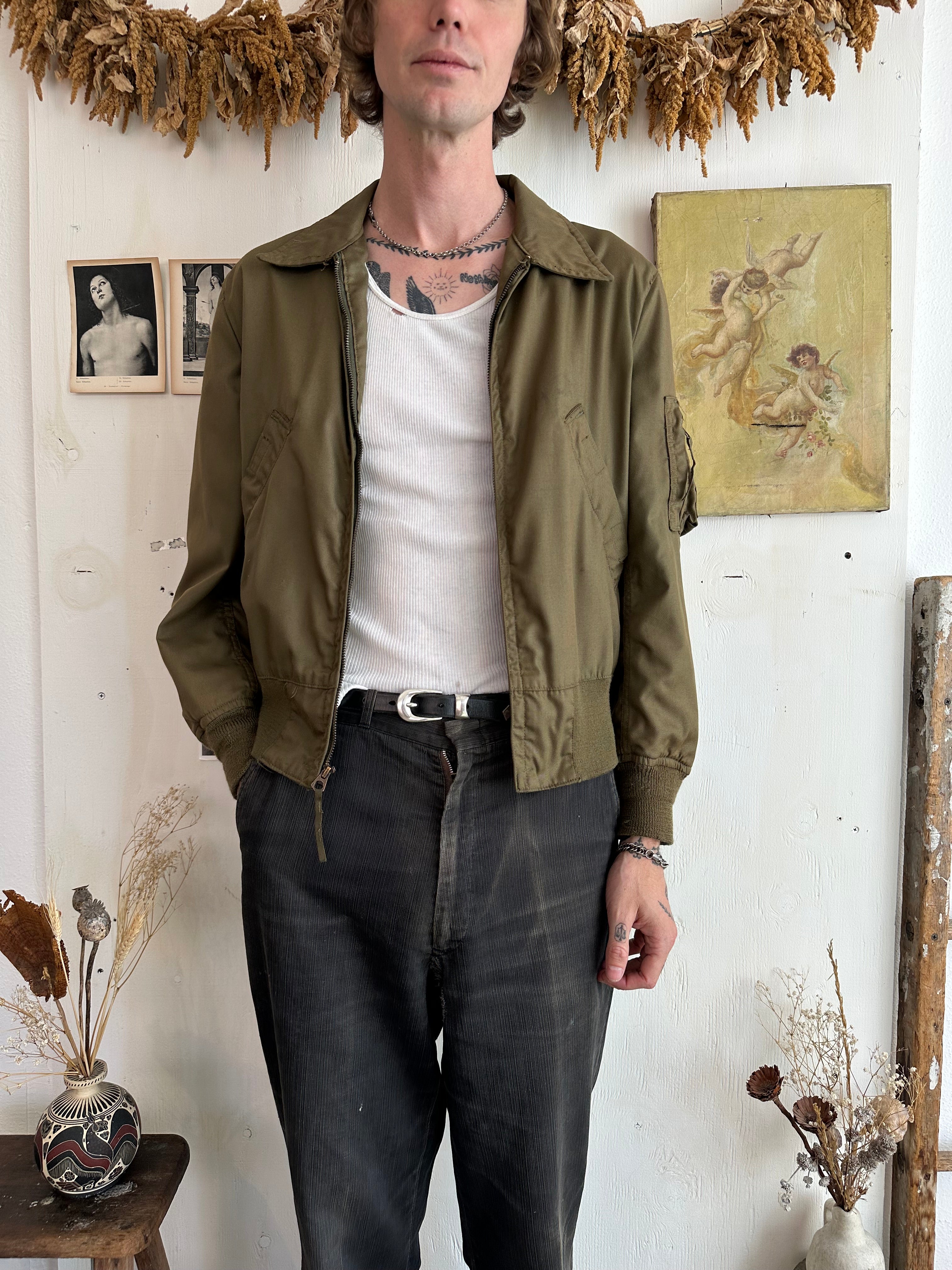 1970s Well Worn Military Jacket (Boxy S/M)