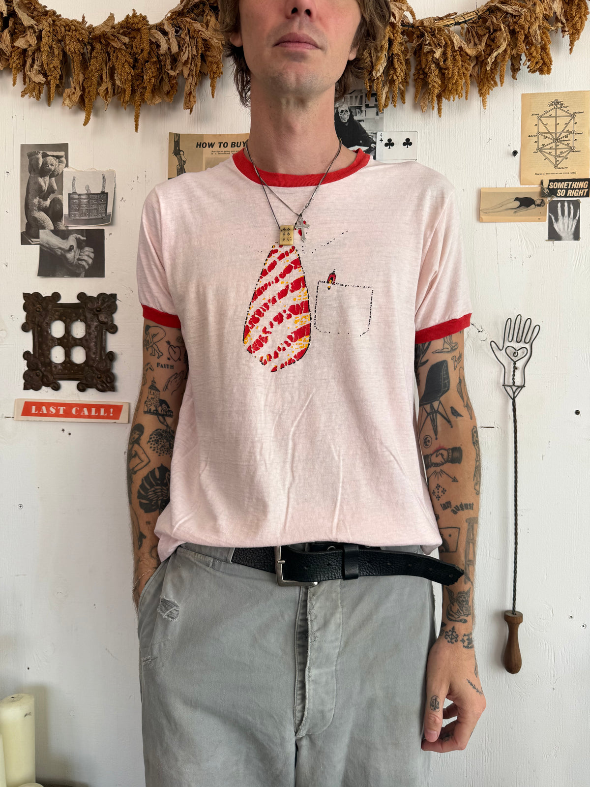 1970s Well Worn Tie Ringer