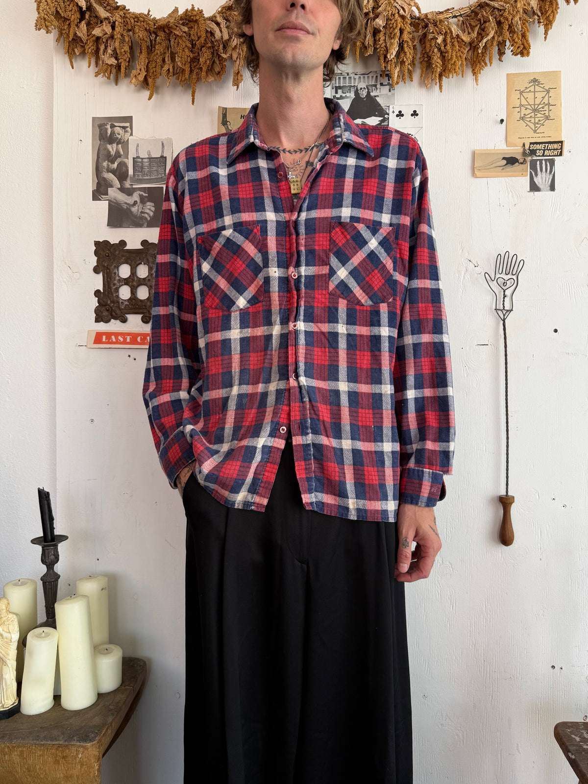 1980s Printed Flannel