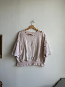 1960s Thrashed Pink Sweatshirt (Boxy M)