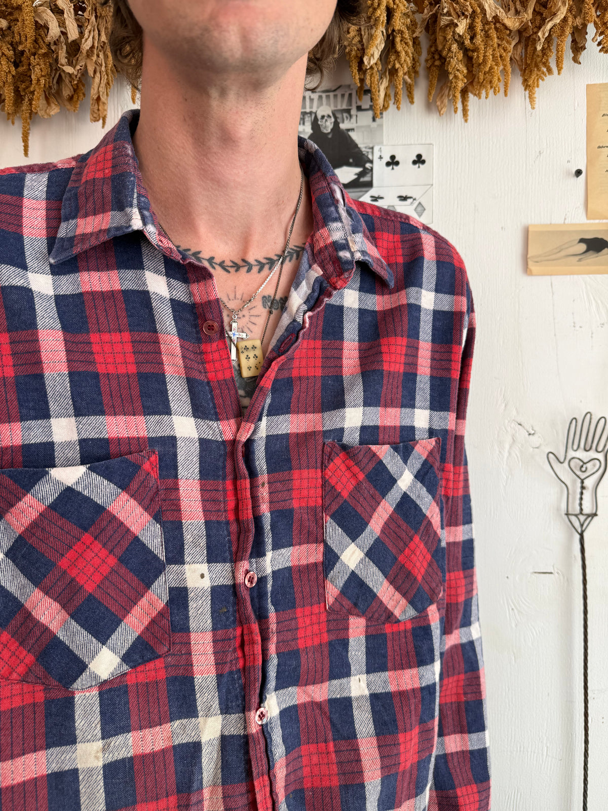 1980s Printed Flannel