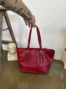 Red Coach Handbag