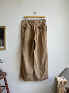 1960s Worsted Wool Hemmed Trousers (31 x 26)