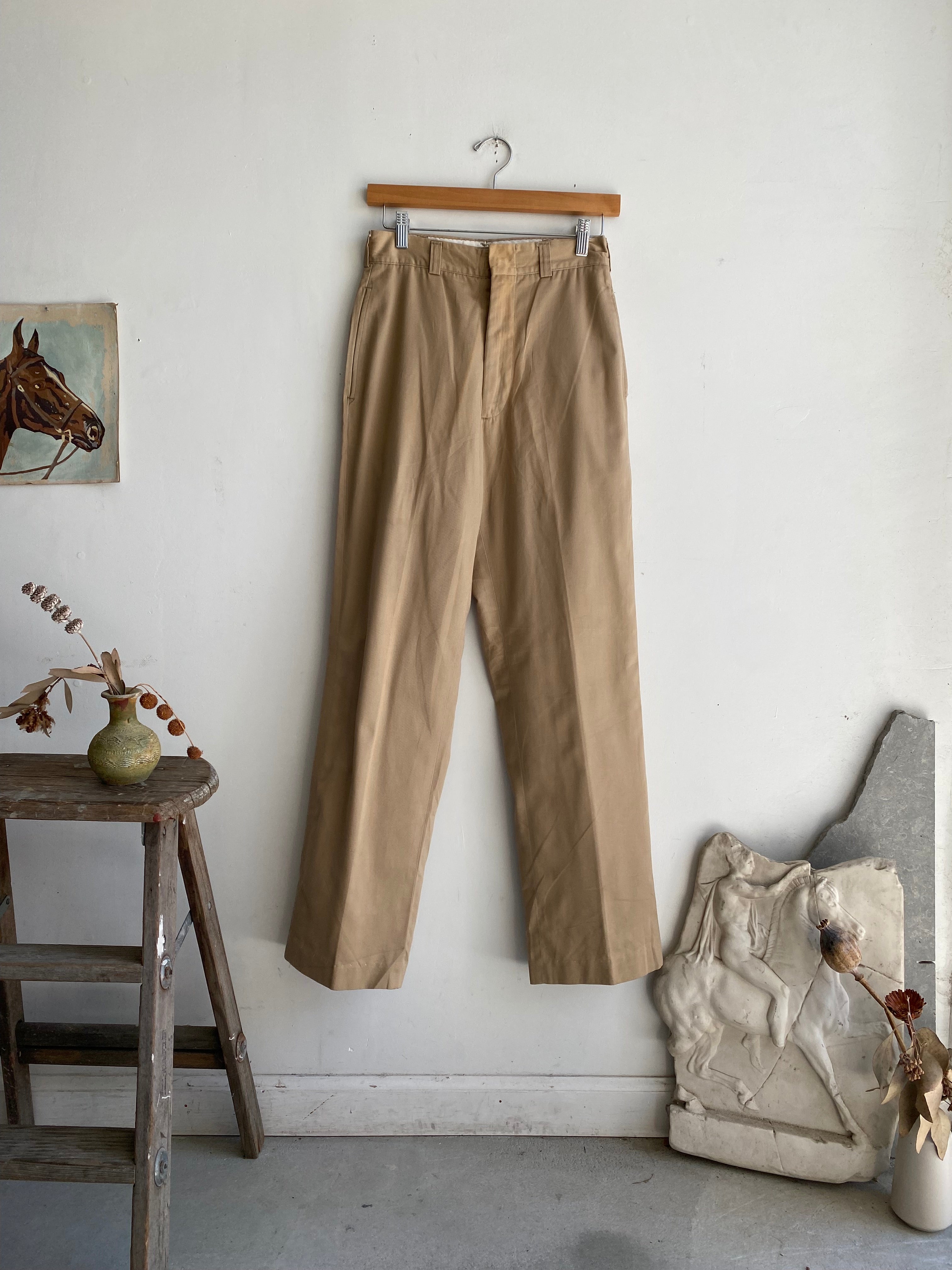 1960s Tan Work Trouser (27 x 30)