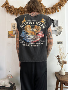 1990s Chopped Harley Muscle Tee (Boxy L)