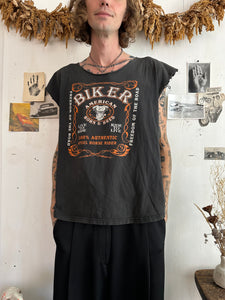 1990s Chopped Harley Muscle Tee (Boxy L)