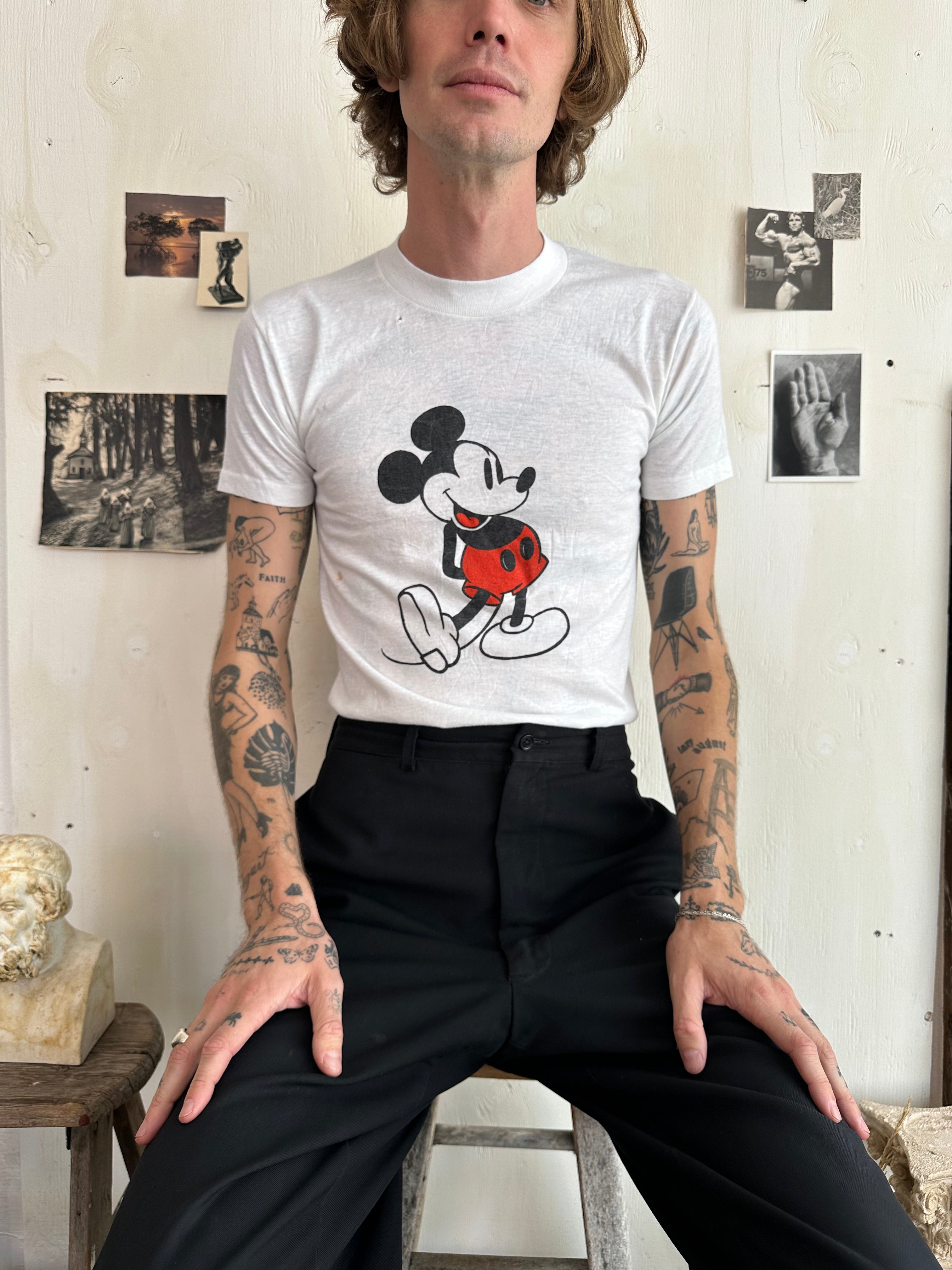 1980s Mickey Mouse T-Shirt (S/M)