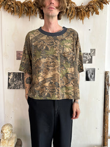 1980s Super Boxy Real Tree Camo Pocket Tee (Boxy S/M)