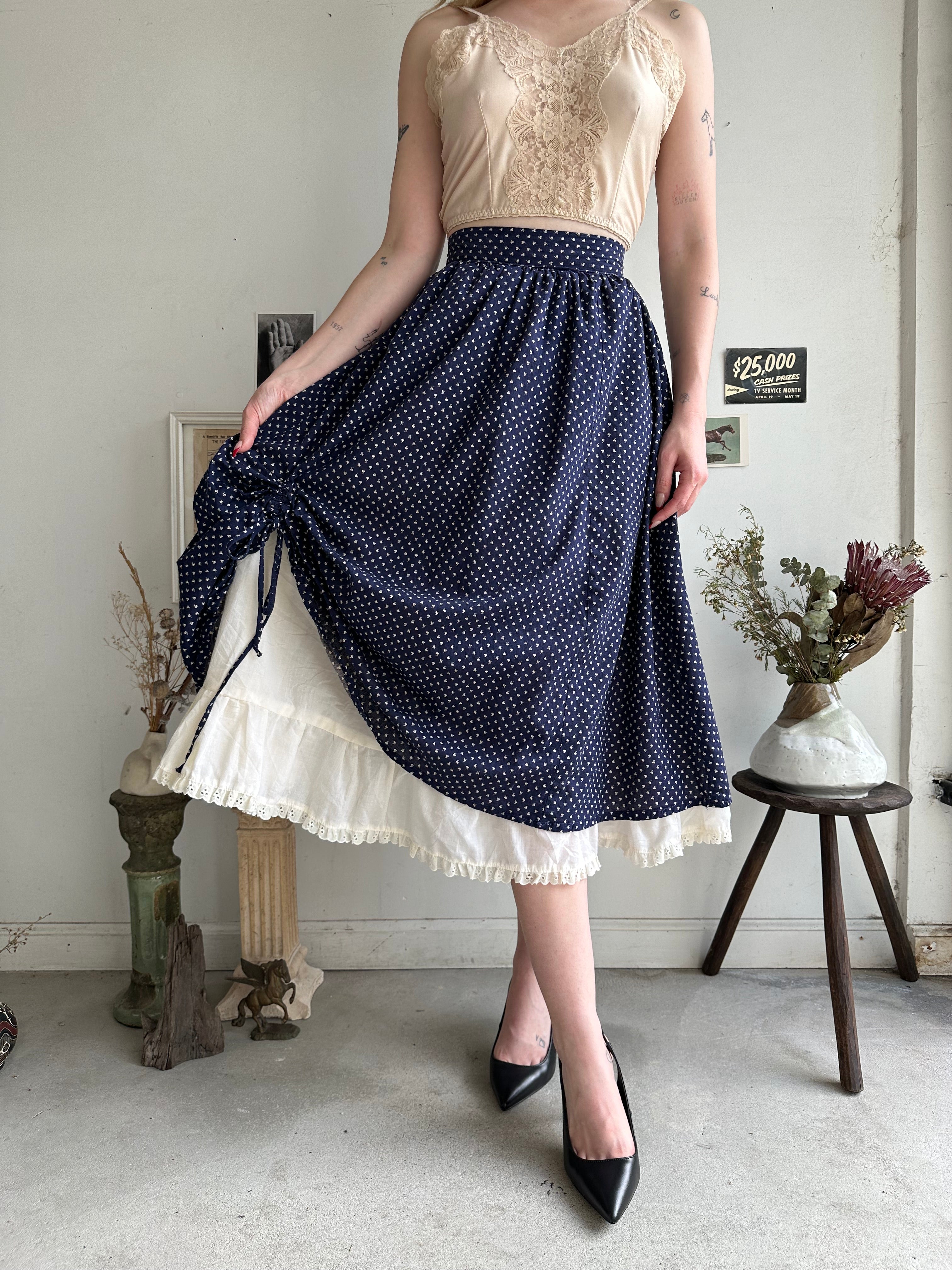 1970s Layered Prairie Skirt (XS)