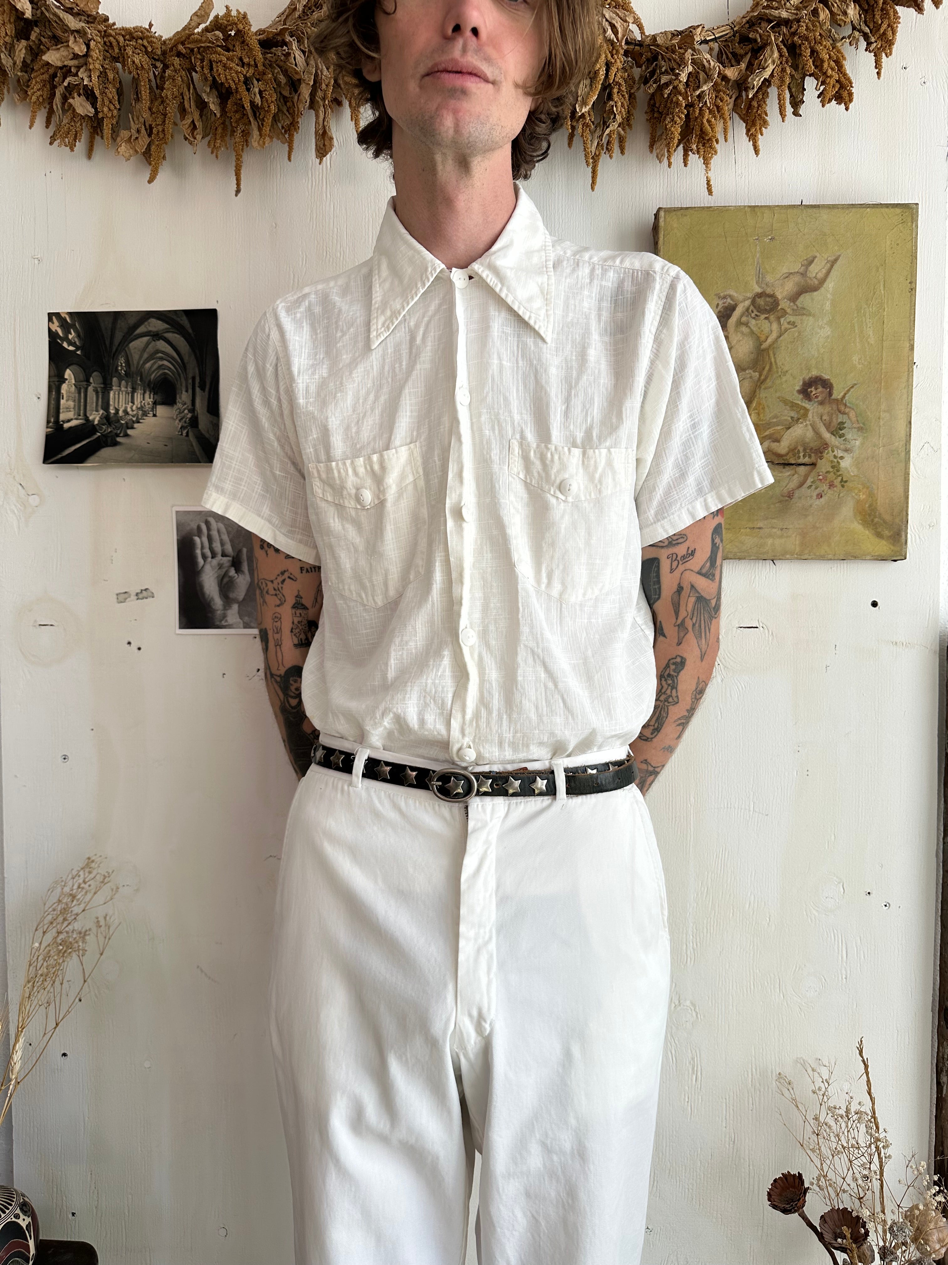 1970s Loyal Craft Cotton Button Up (M)