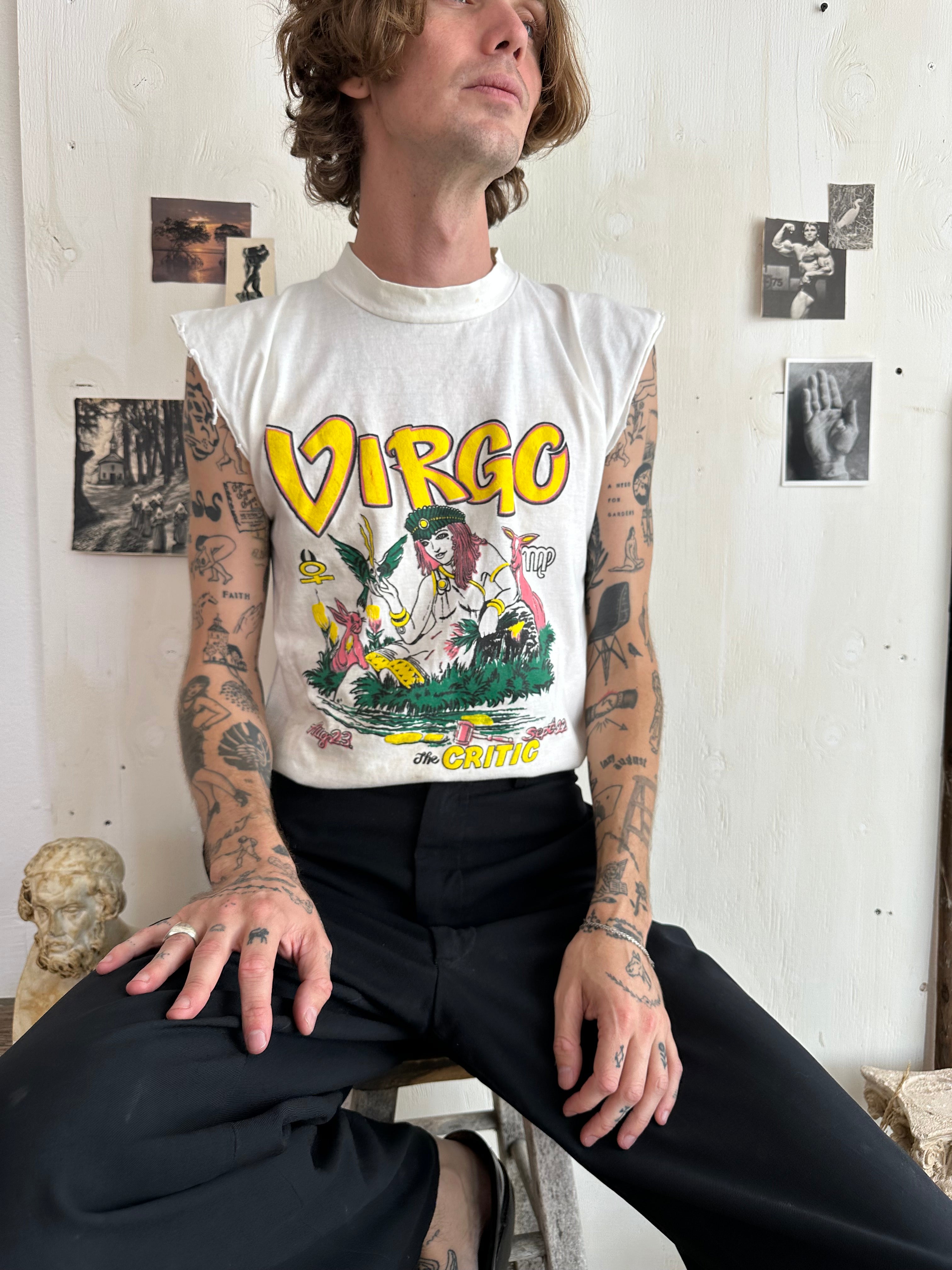 1980s Thrashed Virgo Muscle Tee (M/L)