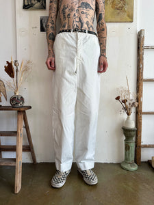 1950s Well Worn Relaxed Work Trousers (33/31)