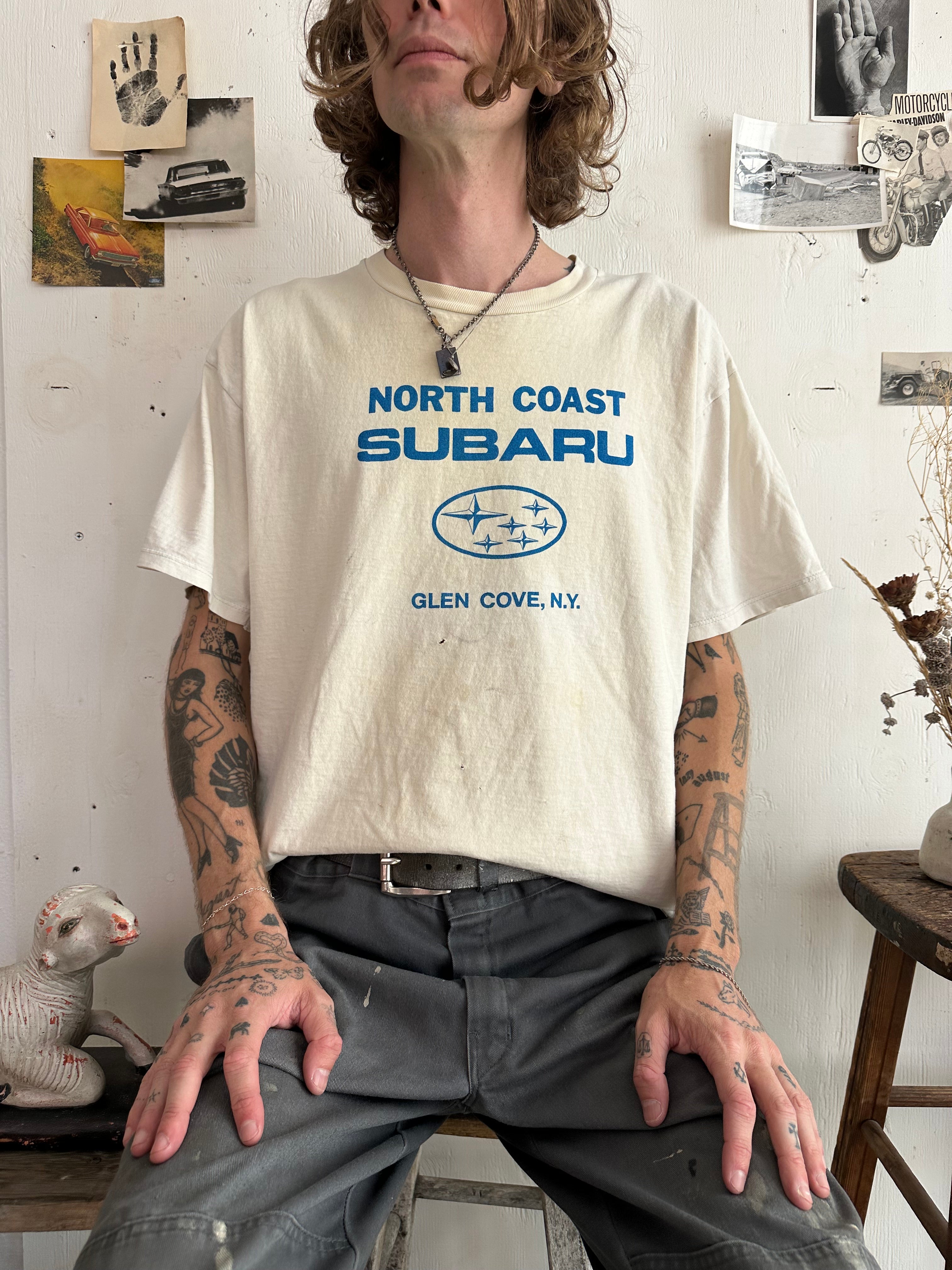 1990s Thrashed Subaru T-Shirt (Boxy XL)