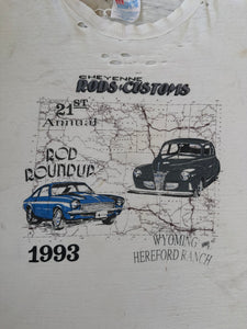1993 Thrashed Hot Rod Roundup T-Shirt (XL)