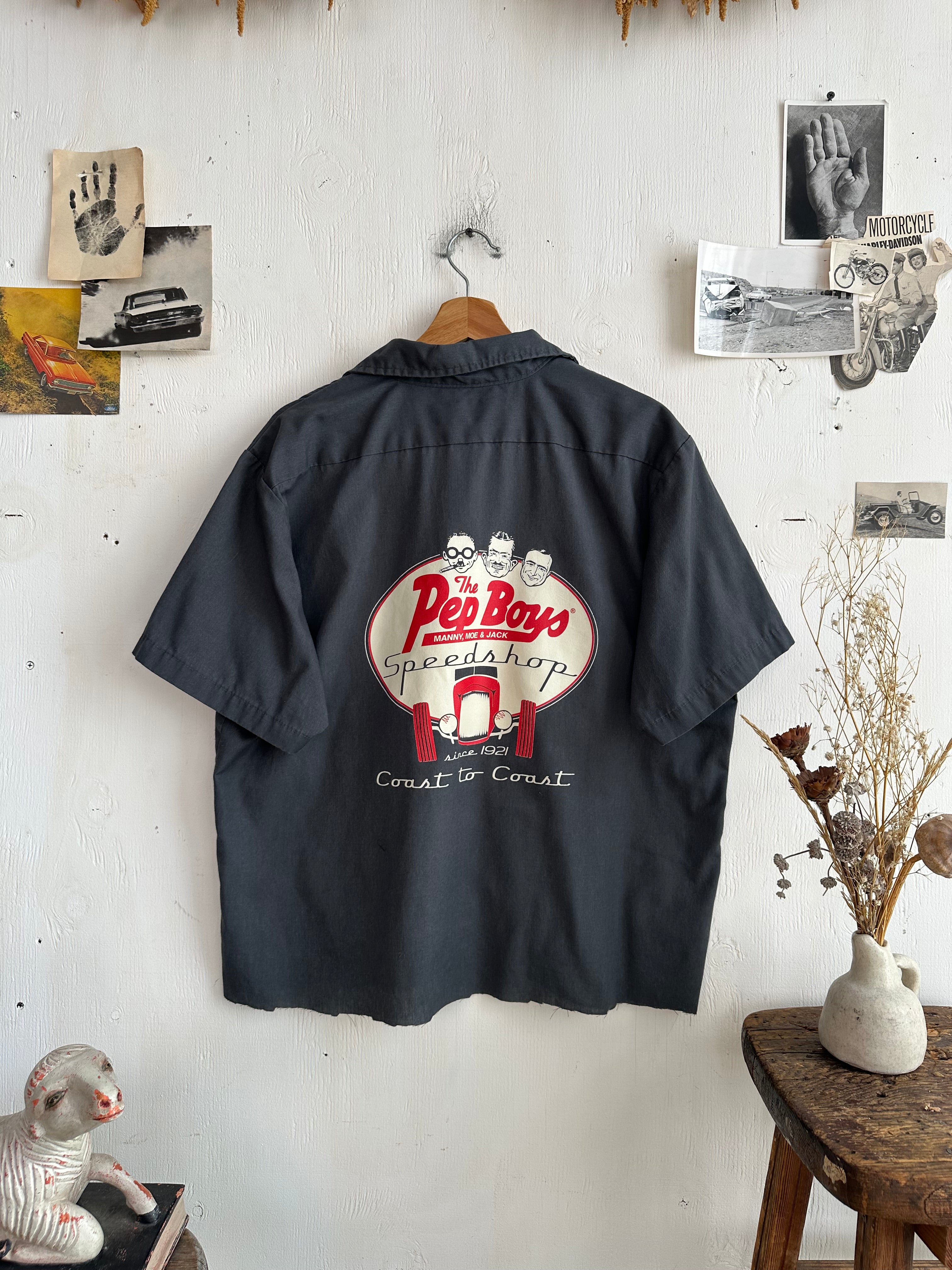 1990s/2000s Pep Boys Work Shirt (Boxy L)