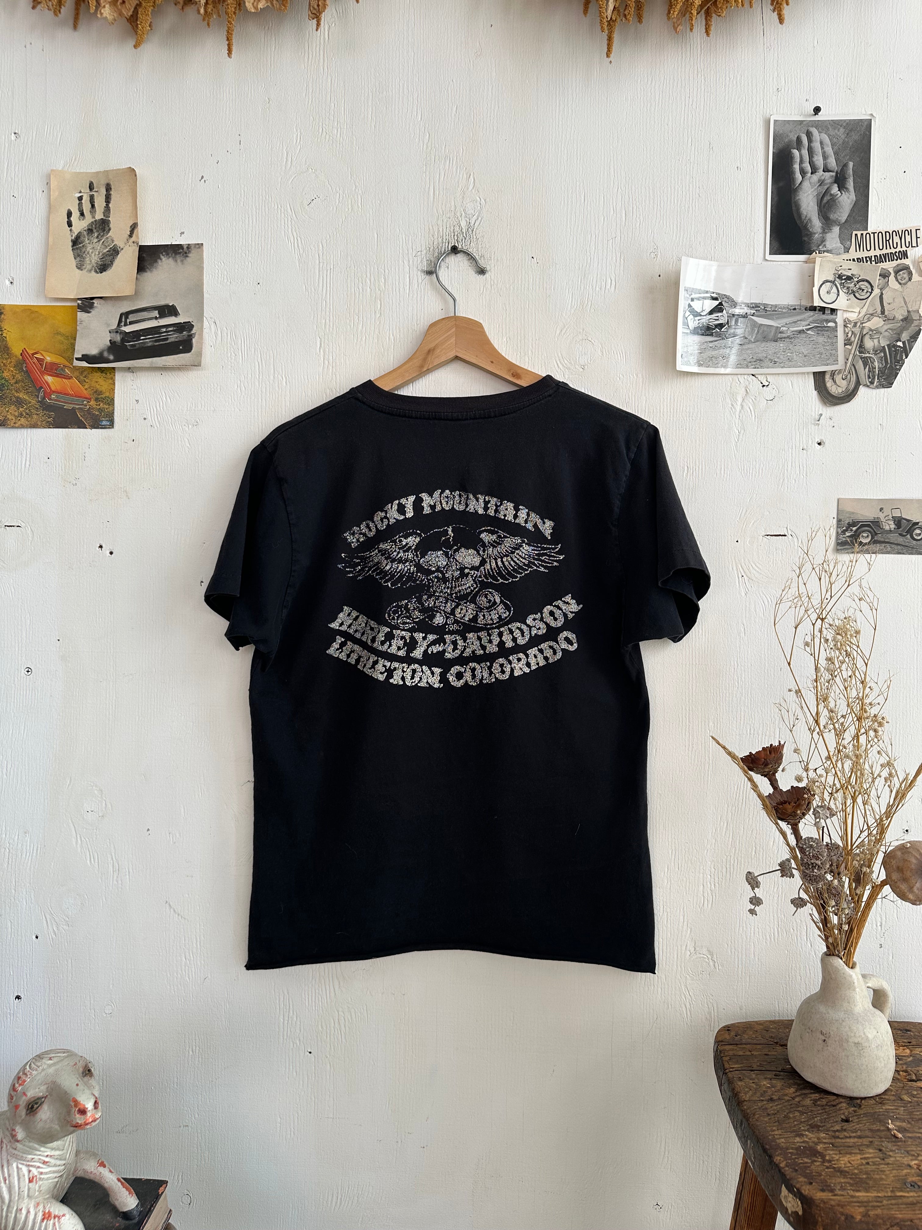 1980s Harley Japanese Motorcycle Repair Kit T-Shirt (M)