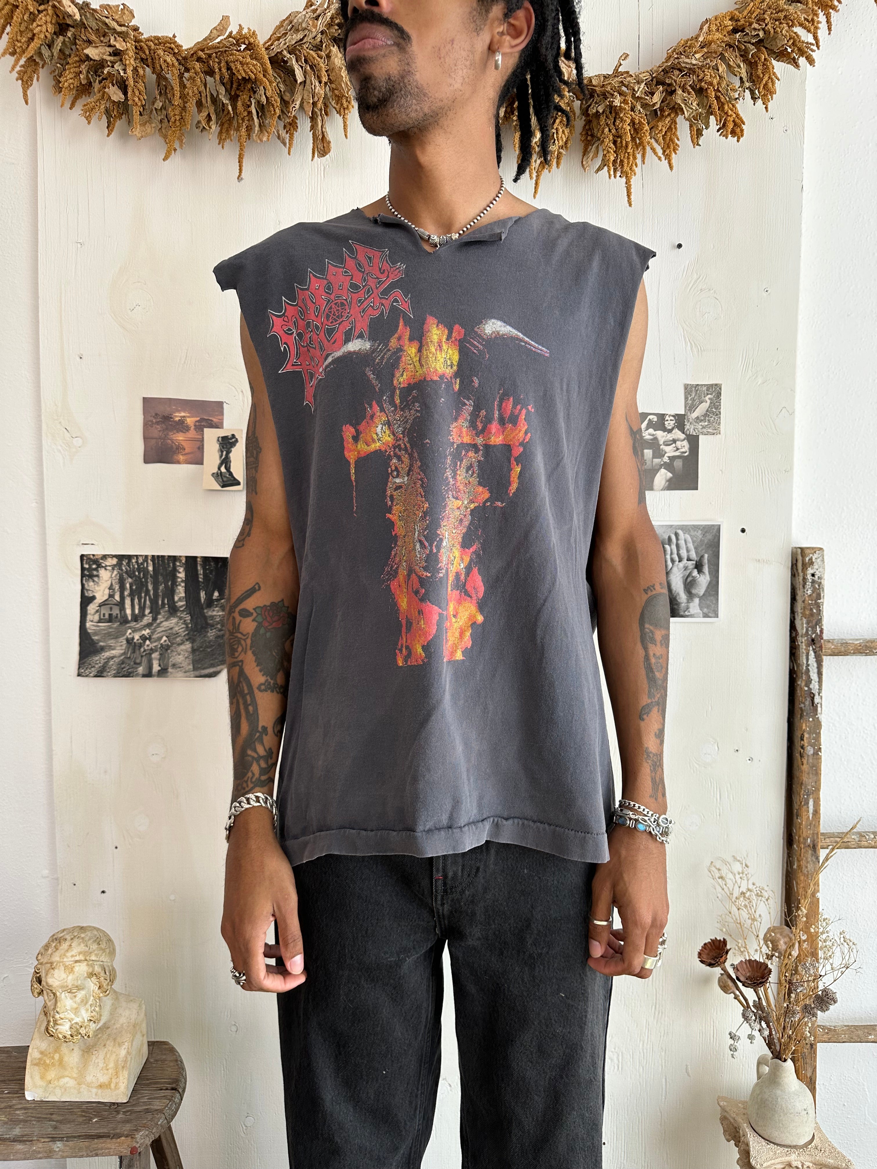 1993 Thrashed Morbid Angel Covenant Muscle Tee (XL)