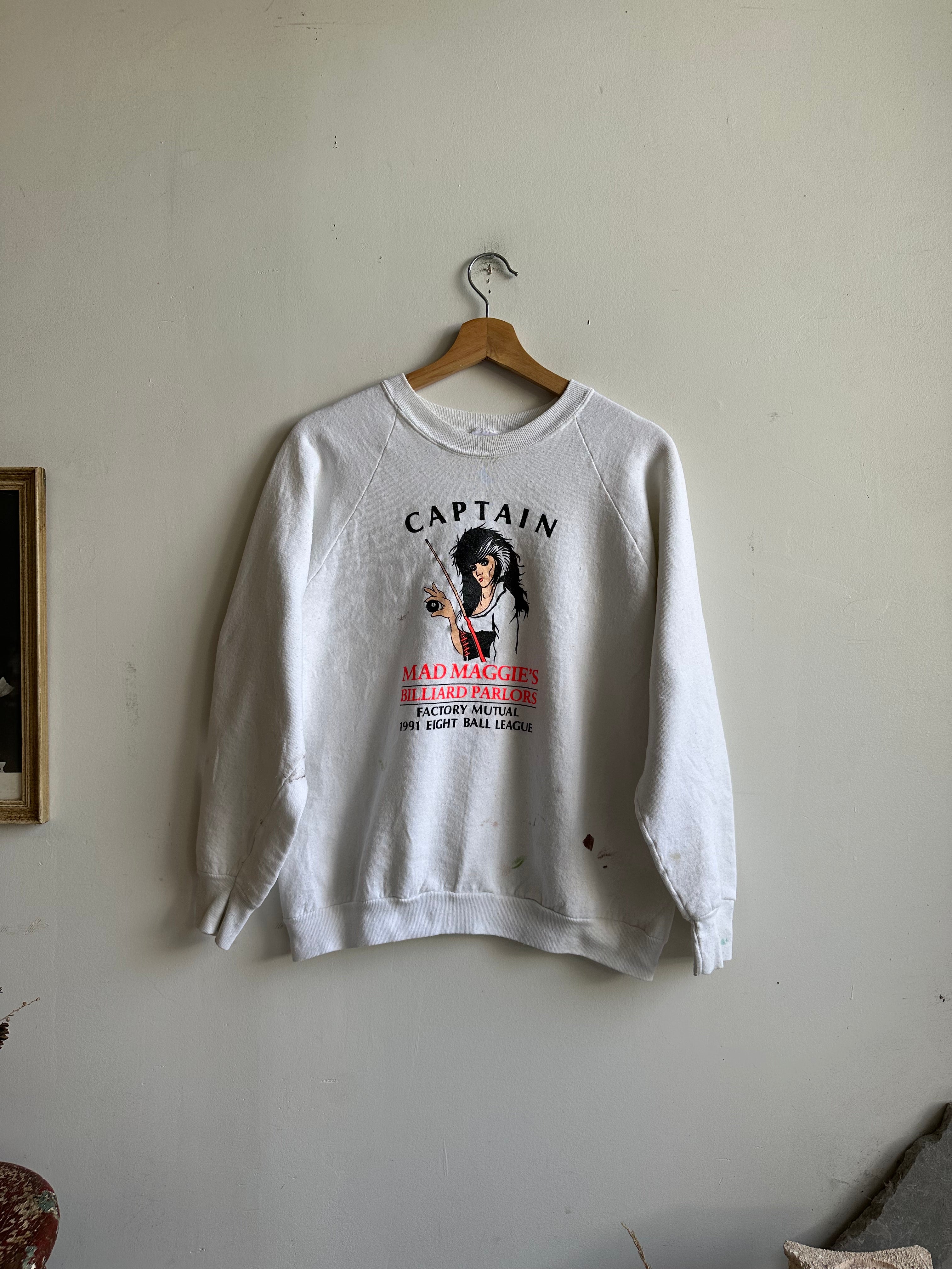 1991 Mad Maggie's Pool Hall Sweatshirt (M)