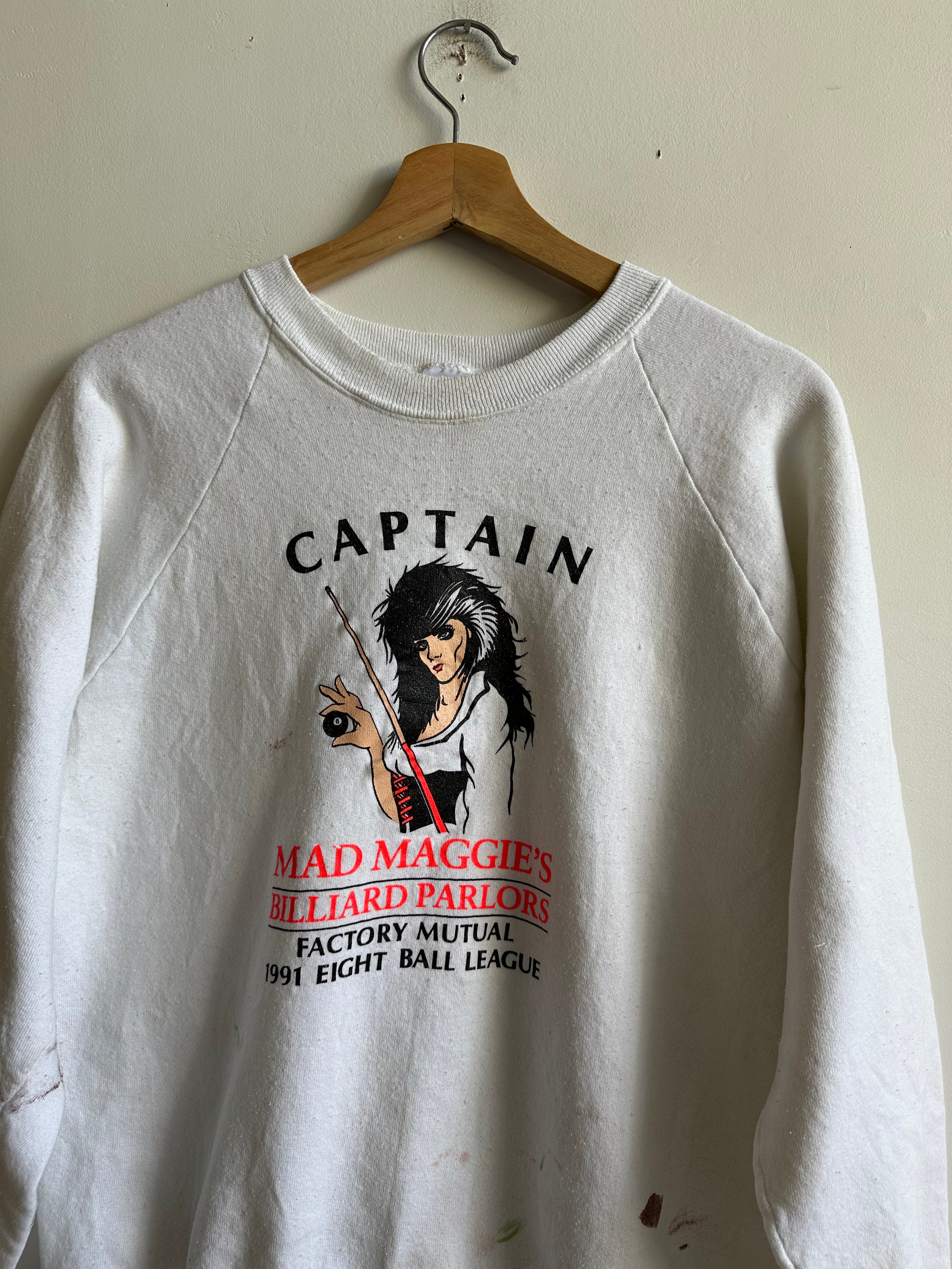 1991 Mad Maggie's Pool Hall Sweatshirt (M)