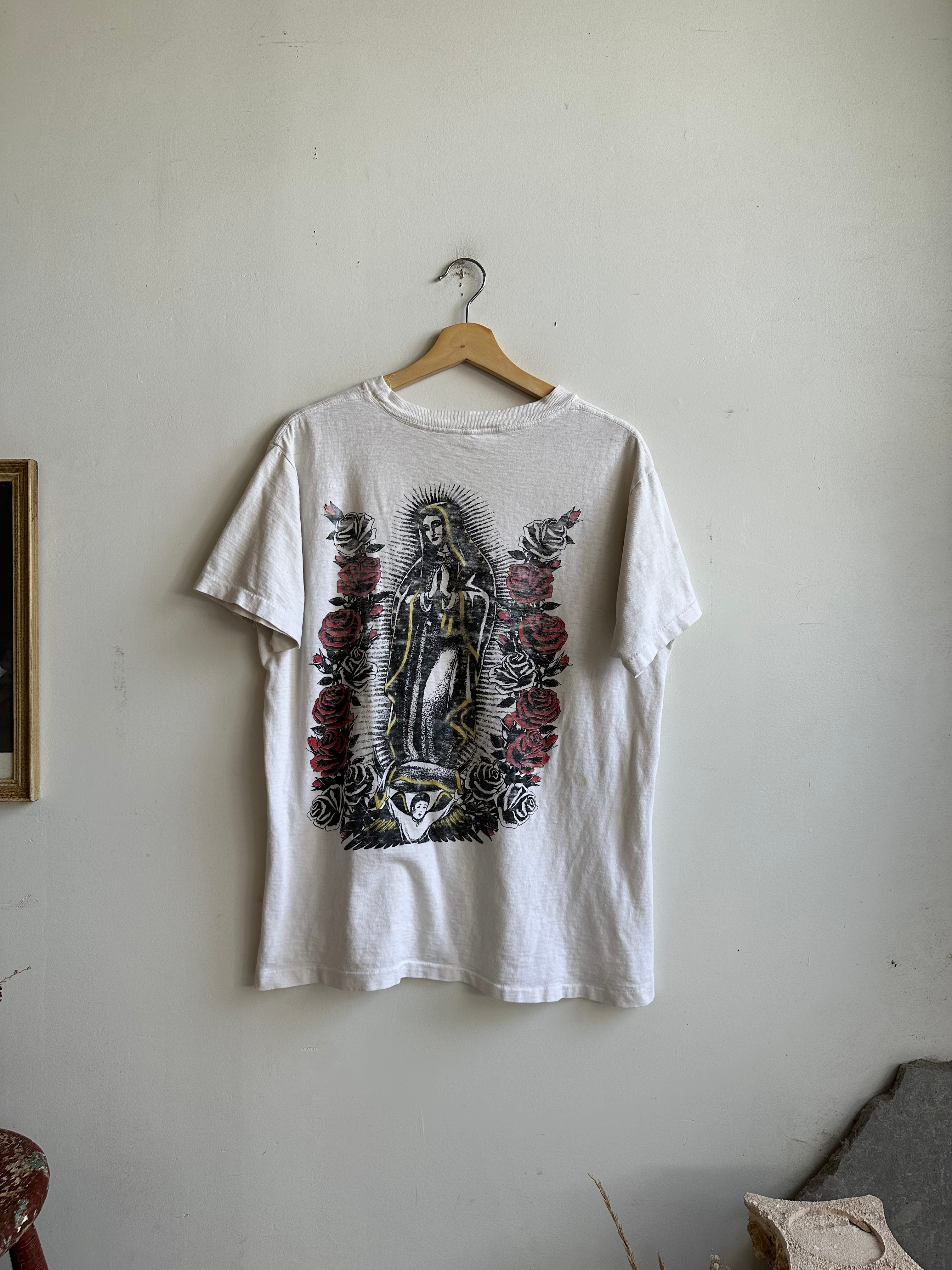 1990s Well-Worn Mother Mary T-Shirt (L/XL)