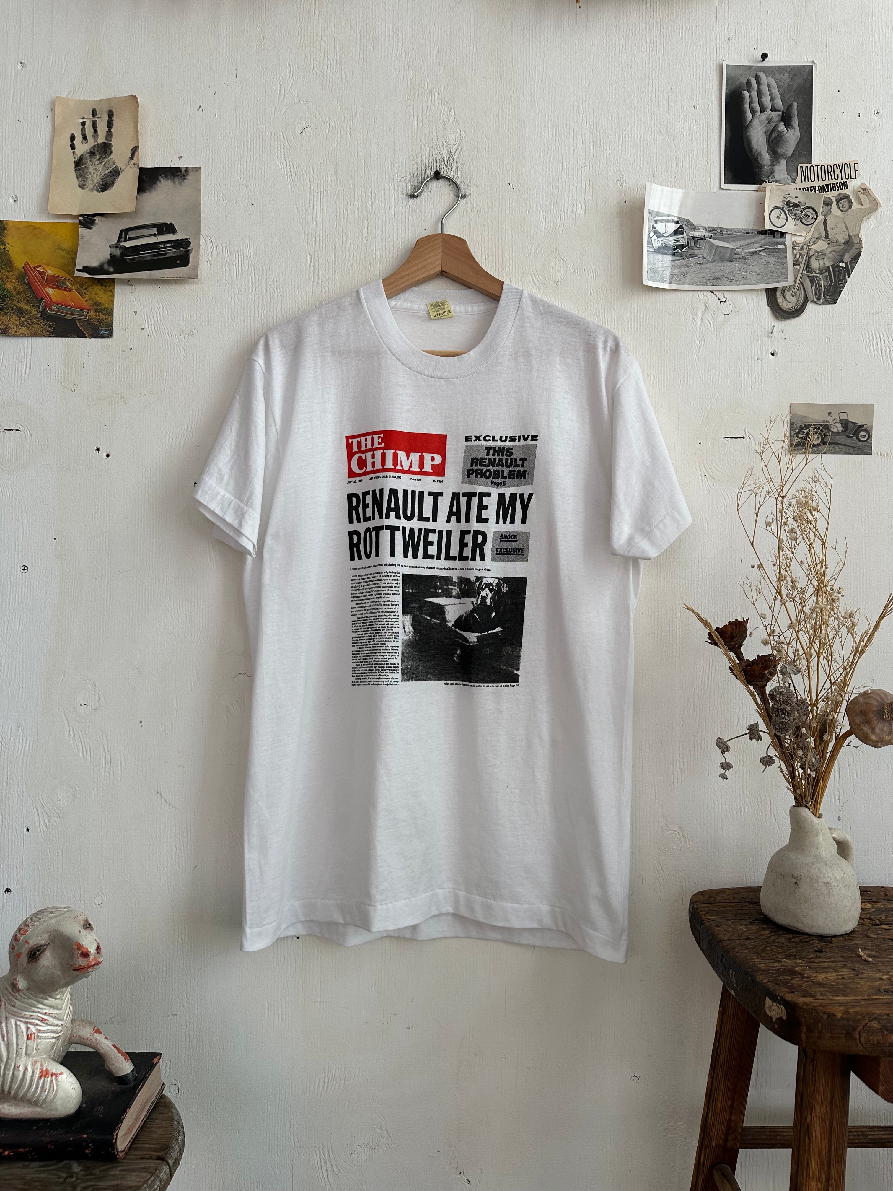 1989 Renault Ate My Rottweiler Tee (M/L)