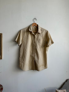 1980s Thin Khaki Work Shirt (L)